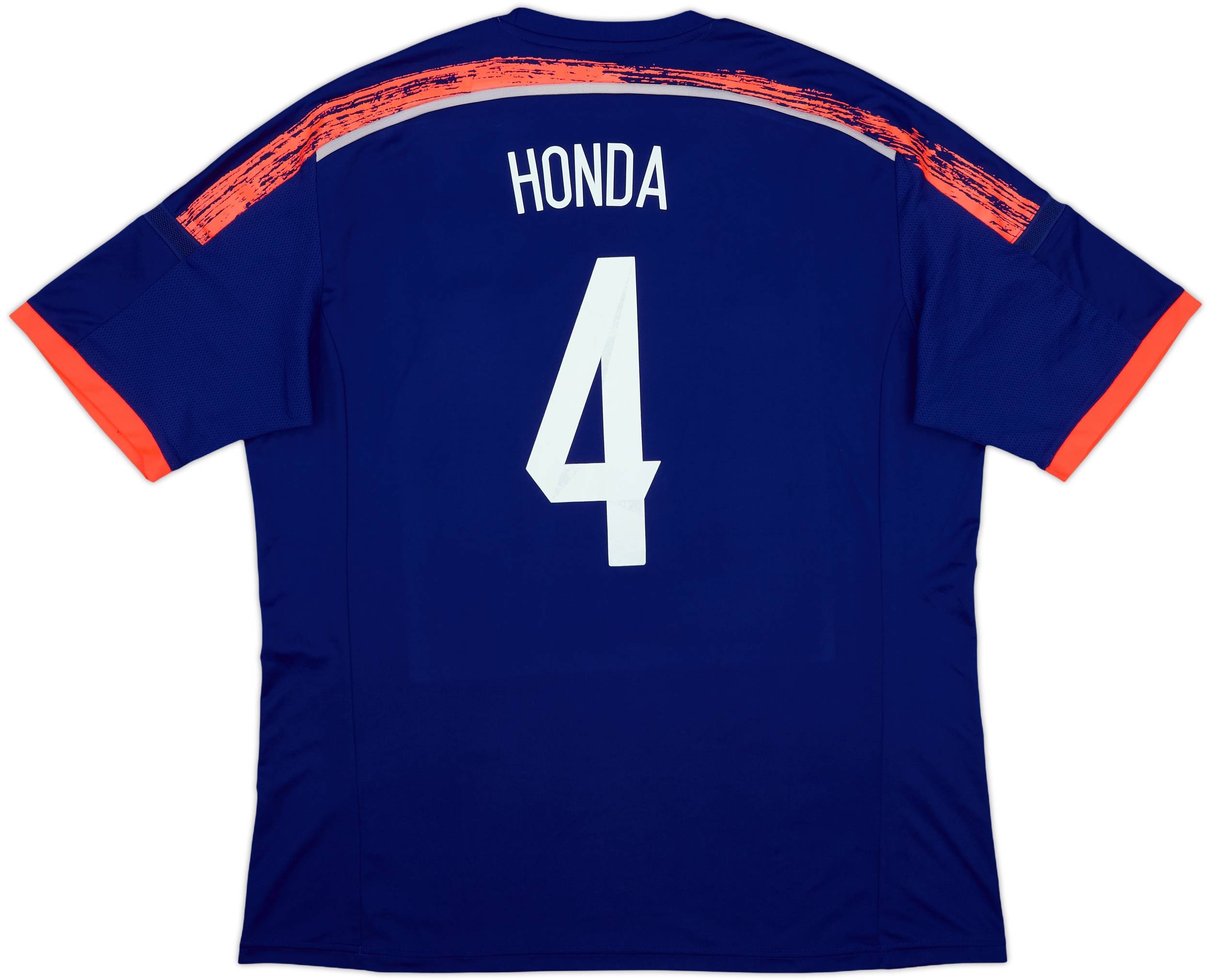 2013-15 Japan Home Shirt Honda #4 - 8/10 - (XL)