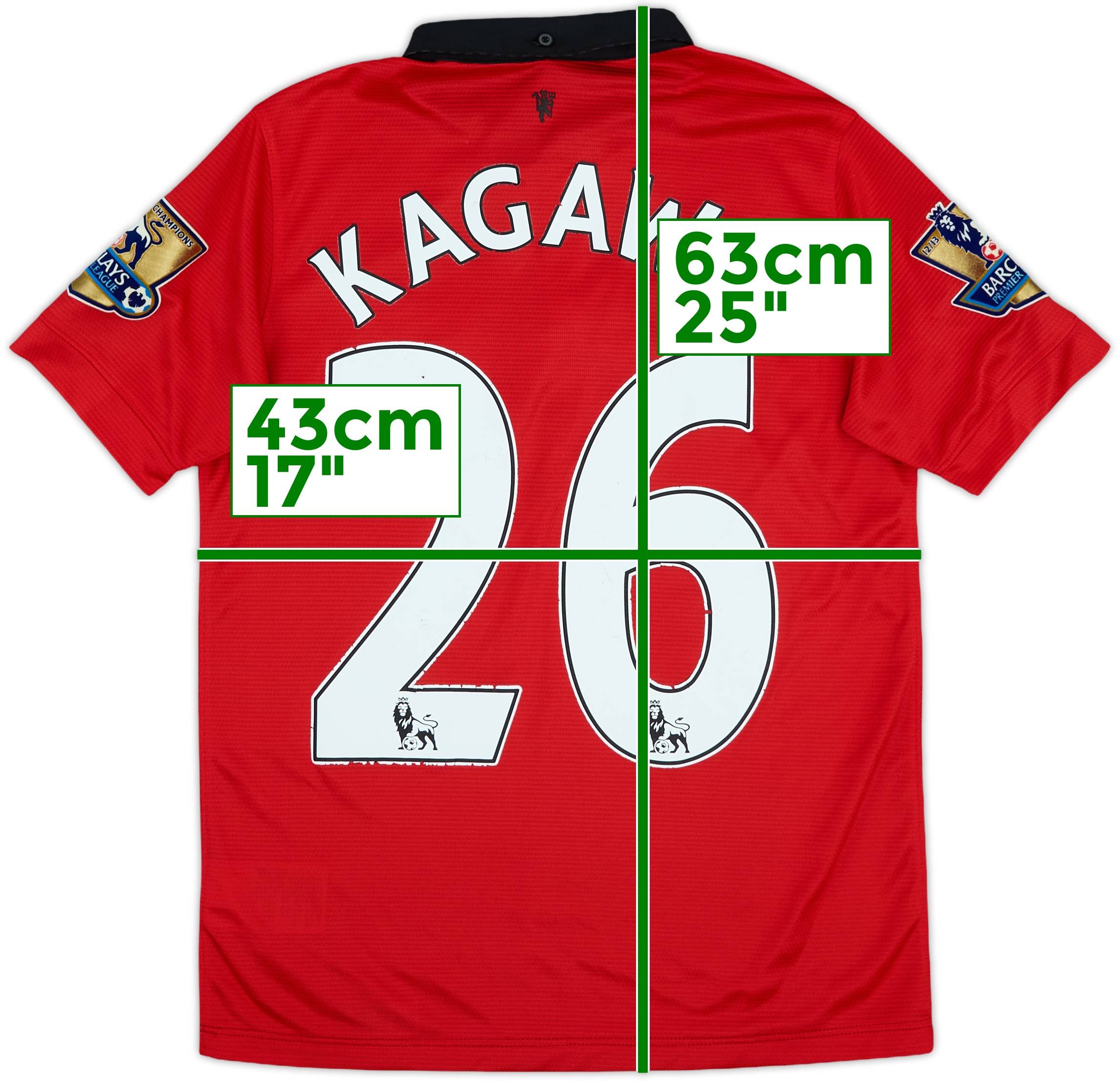 2013-14 Manchester United Home Shirt Kagawa #26 - 4/10
