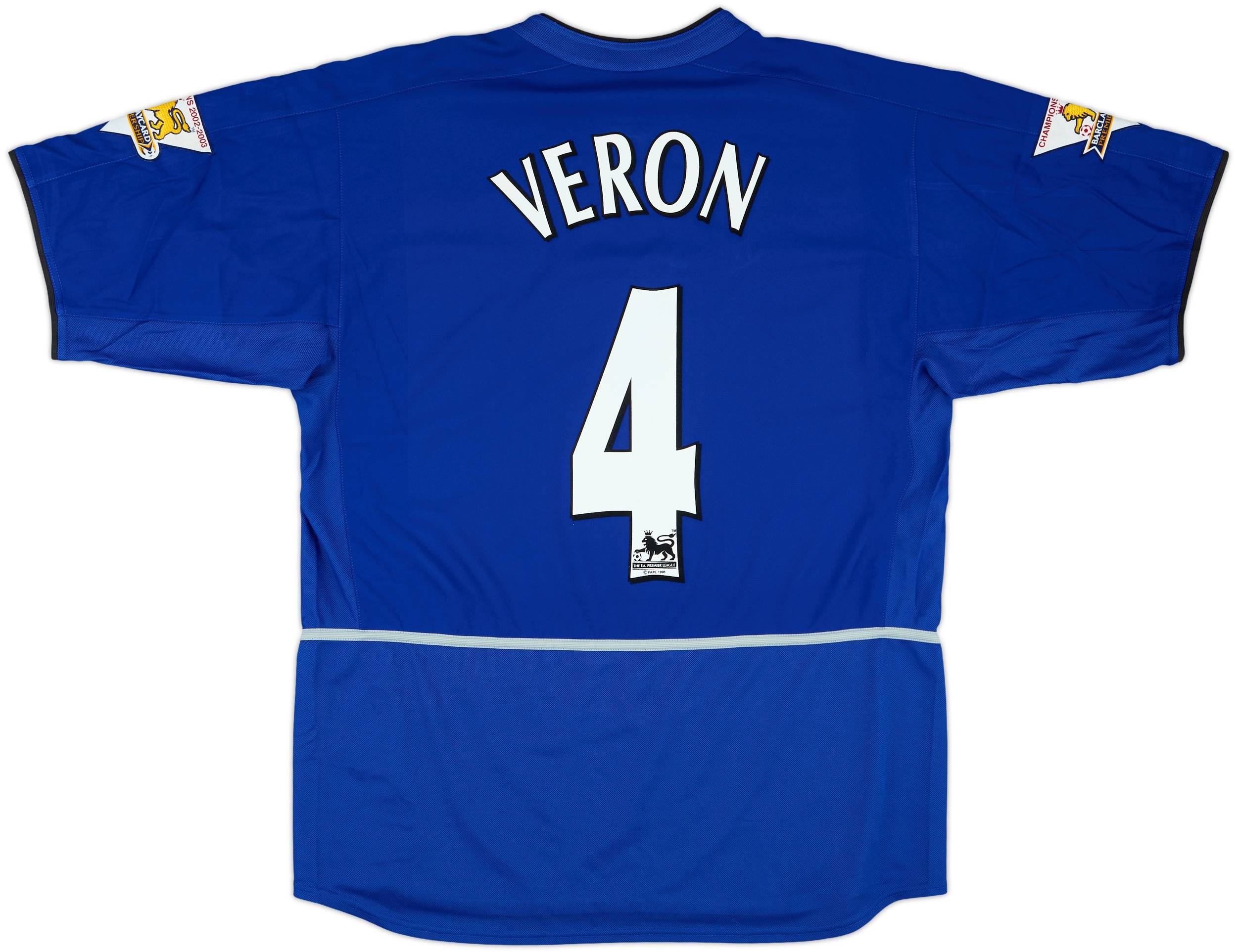 「高評価！」注目のレビュ Veron Shirt Third United Manchester 2002-03 #4 (L) - 8/10 - ウェア