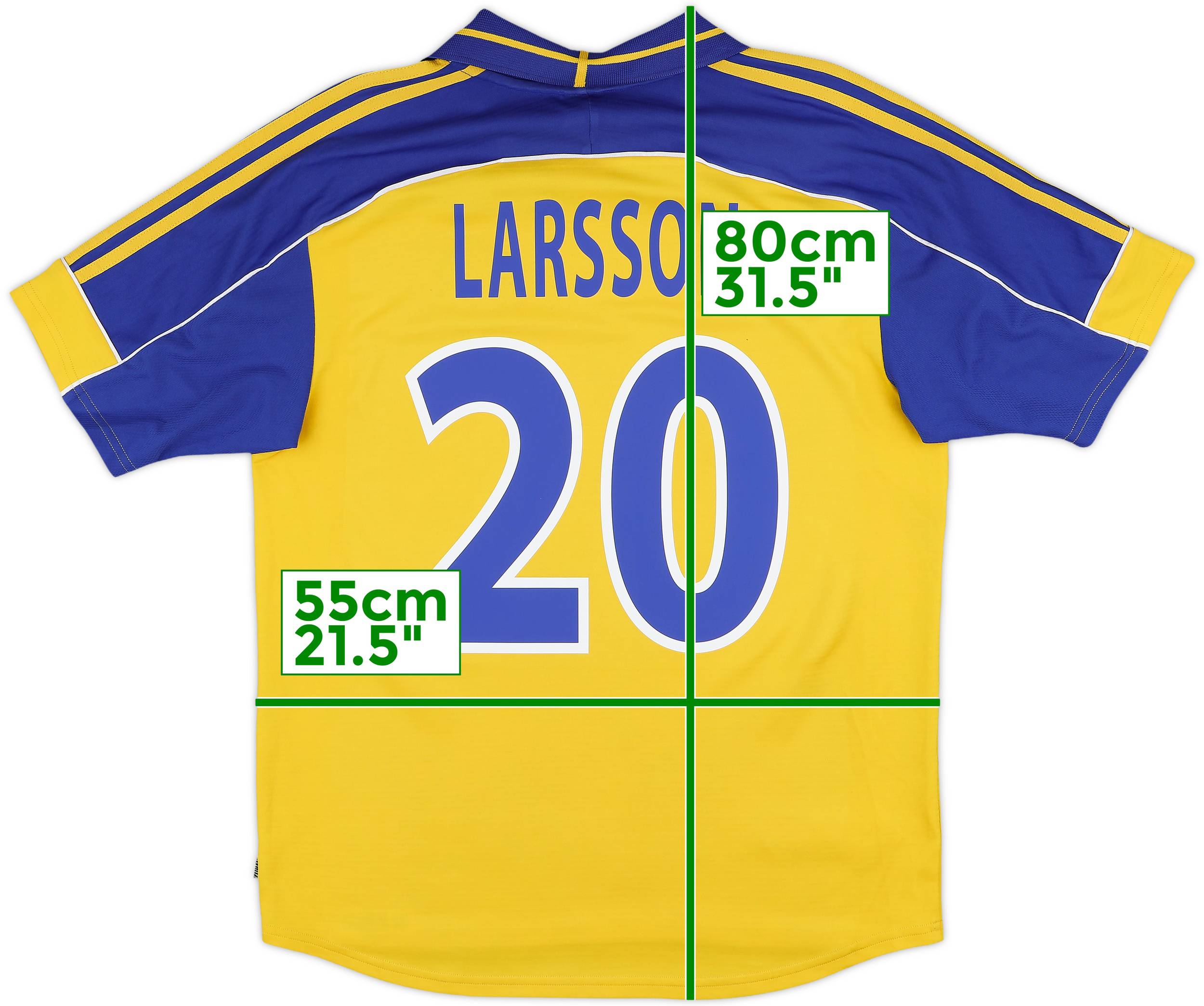 グランドホールセール 2000-02 (M) - 10/10 - #20 Larsson Shirt Home Sweden ウェア
