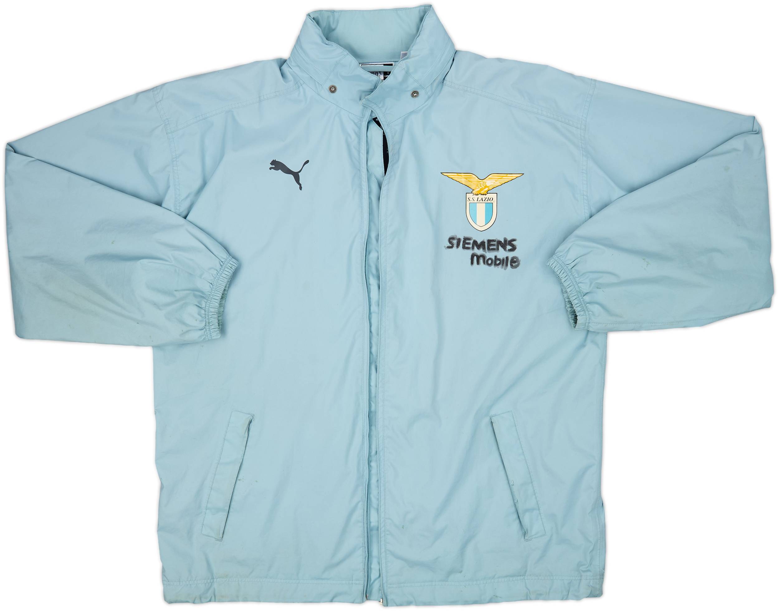 2002-03 Lazio Puma Hooded Rain Jacket - 3/10 - (L)
