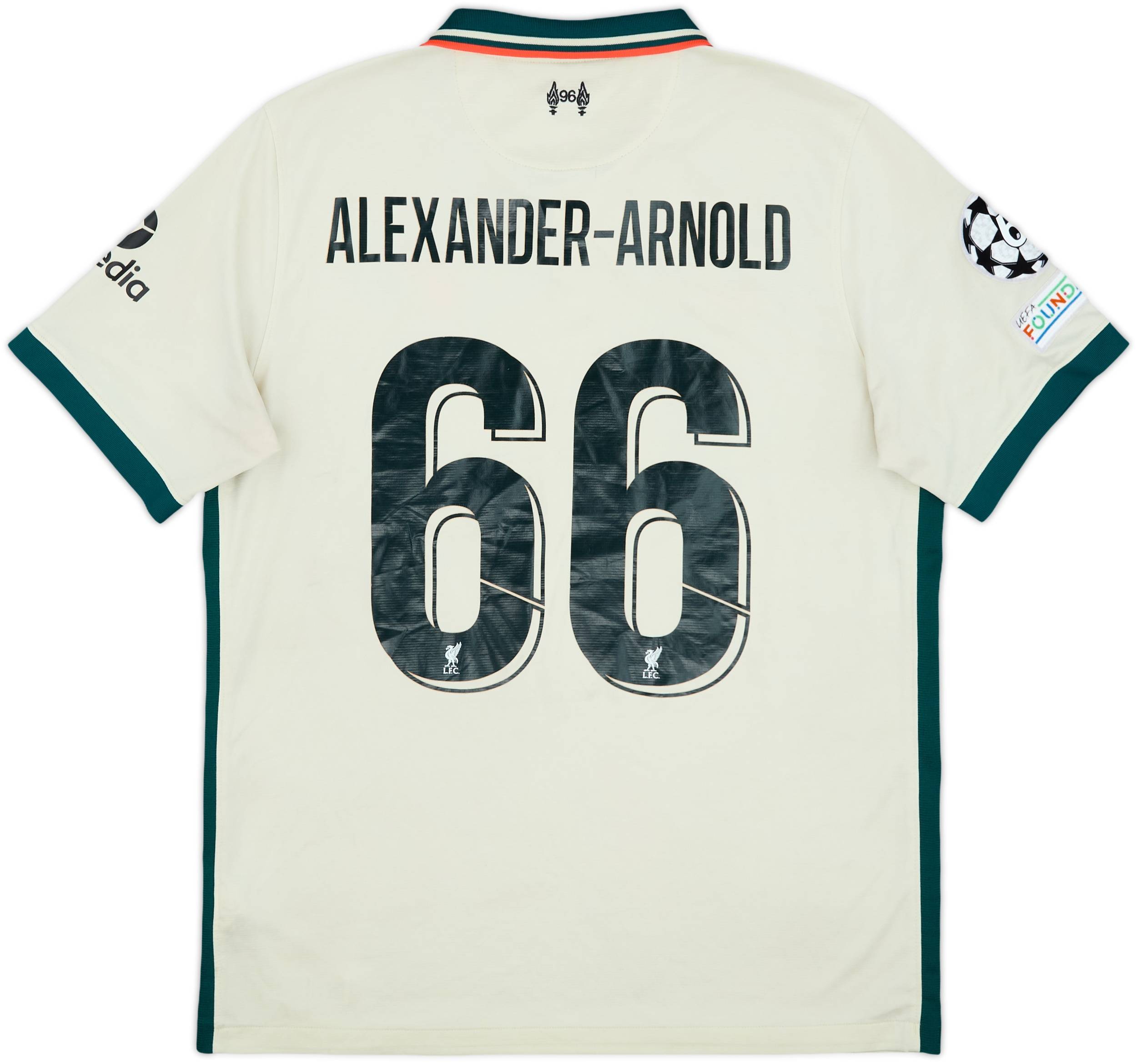 2021-22 Liverpool Away Shirt Alexander-Arnold #66 - 6/10 - (L)