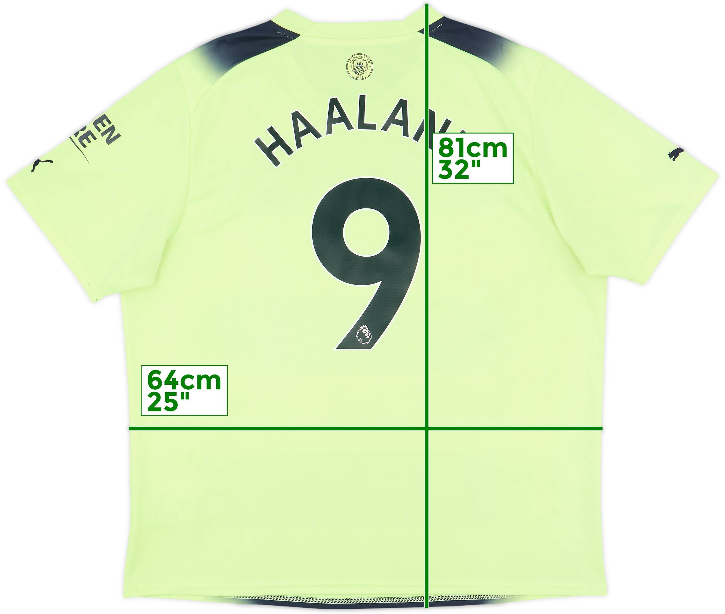 Manchester City Home Jersey 2025/26 With HAALAND 9 Printing