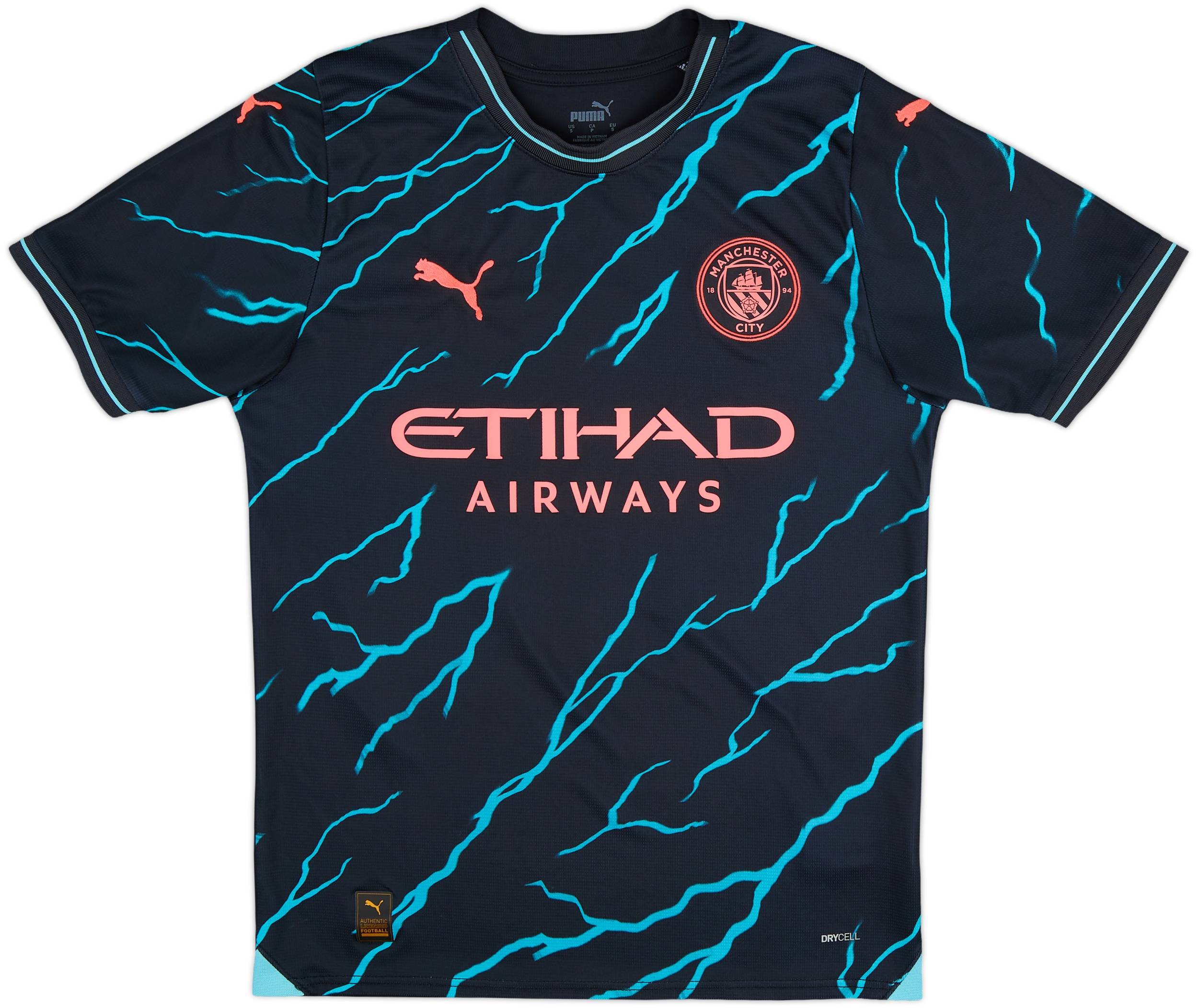 2023-24 Manchester City Third Shirt Haaland #9 - 8/10 - (S)