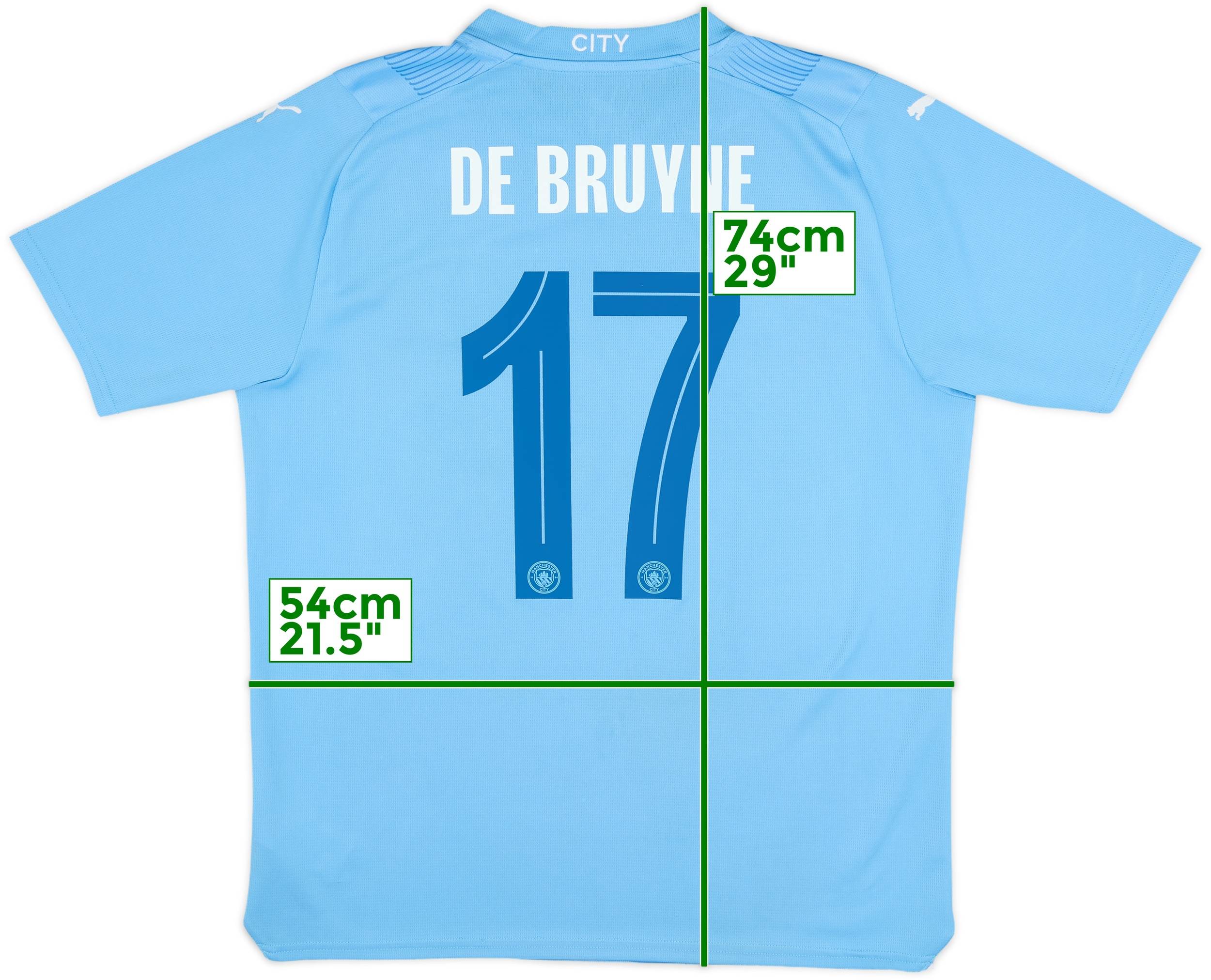 2023-24 Manchester City Authentic Home Shirt De Bruyne #17 (M)