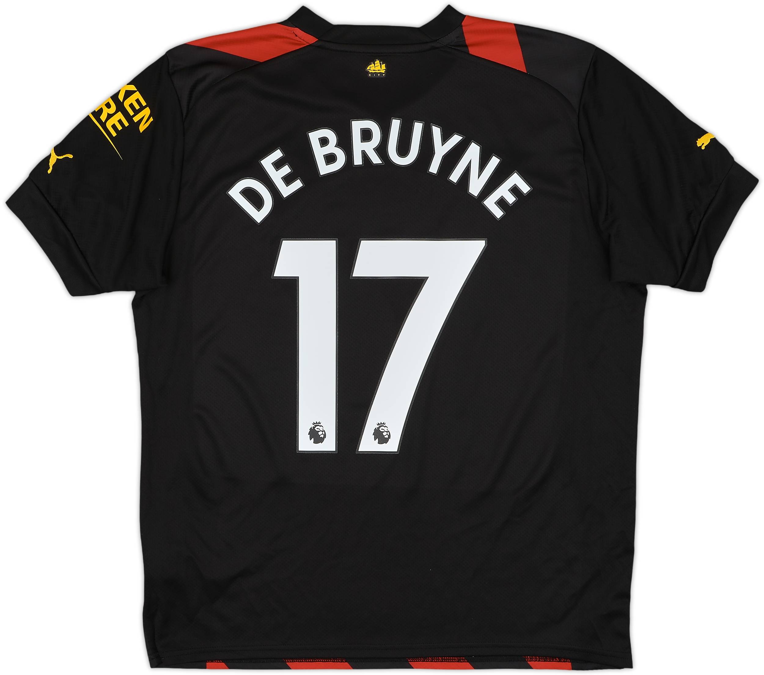 2023-24 Manchester City Home Shirt De Bruyne #17 - 8/10 - (L)