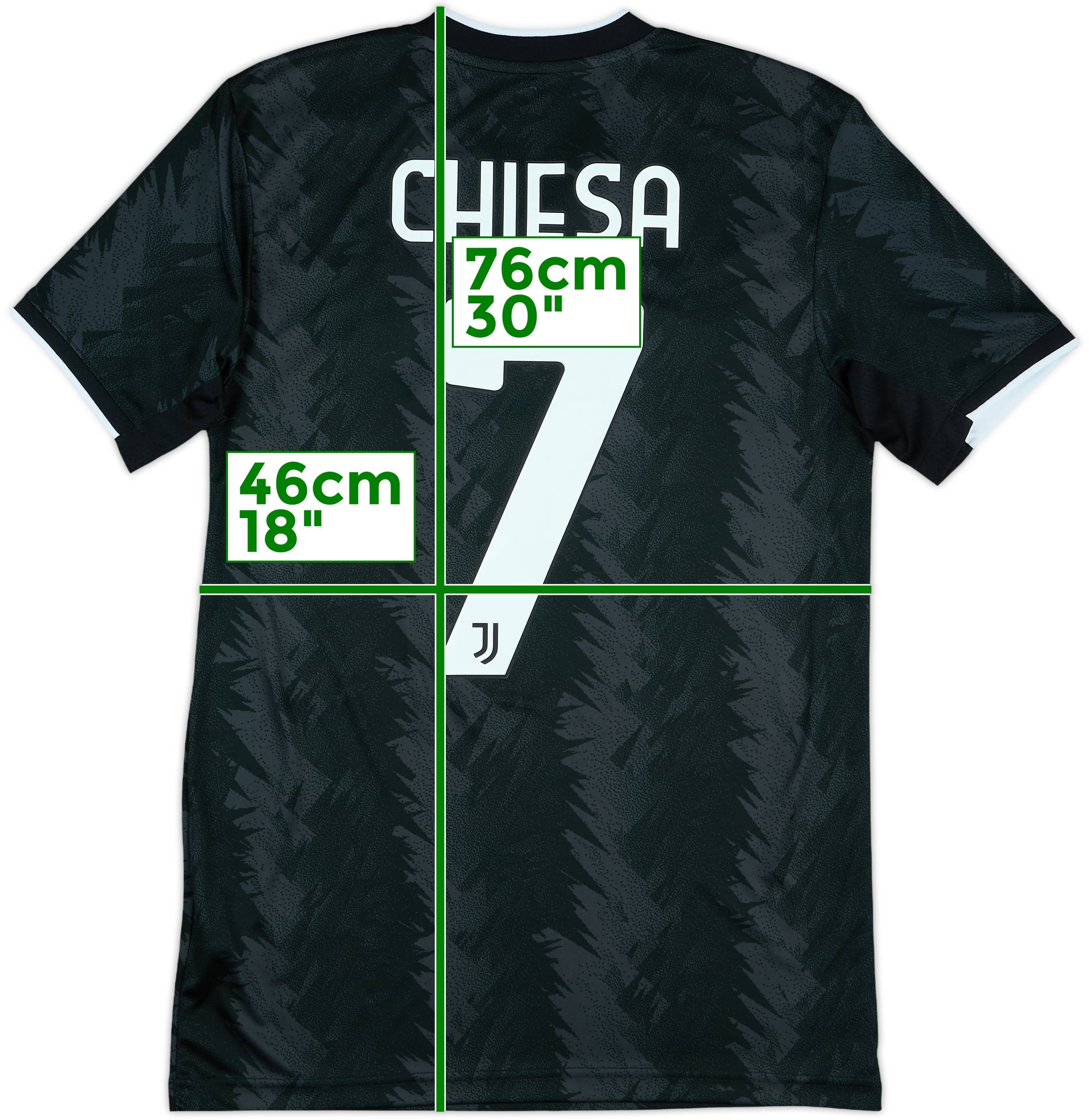 2022-23 Juventus Away Shirt Chiesa #7 - 10/10 - (S)