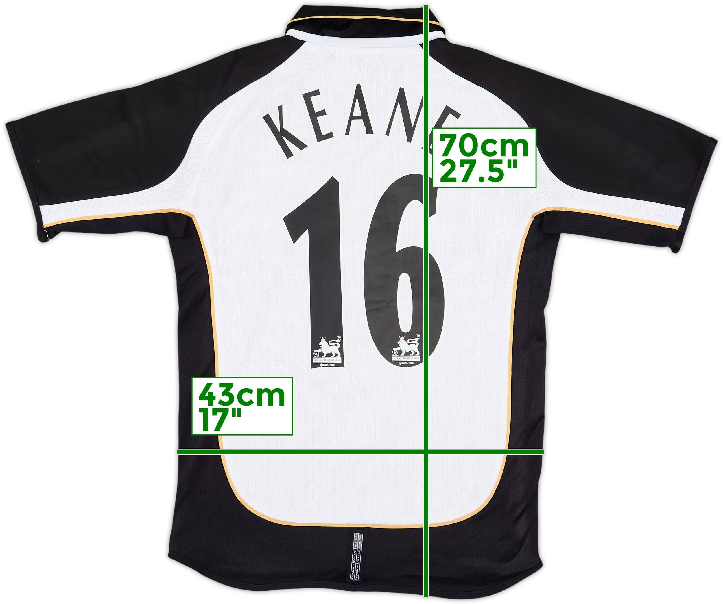2001-02 Manchester United Centenary Away/Third Shirt Keane