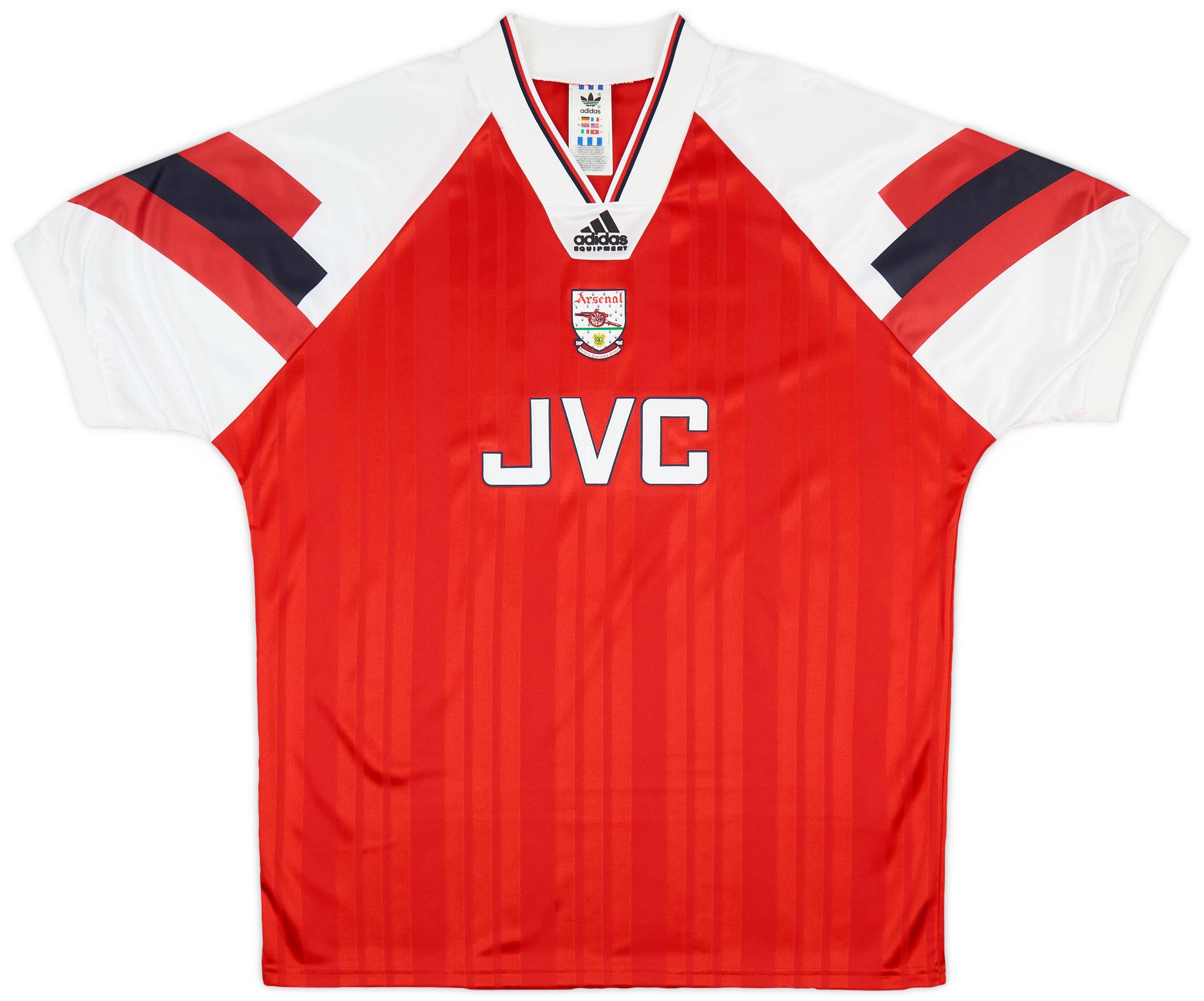 1992-94 Arsenal adidas Originals Reissue Home Shirt Wright #8
