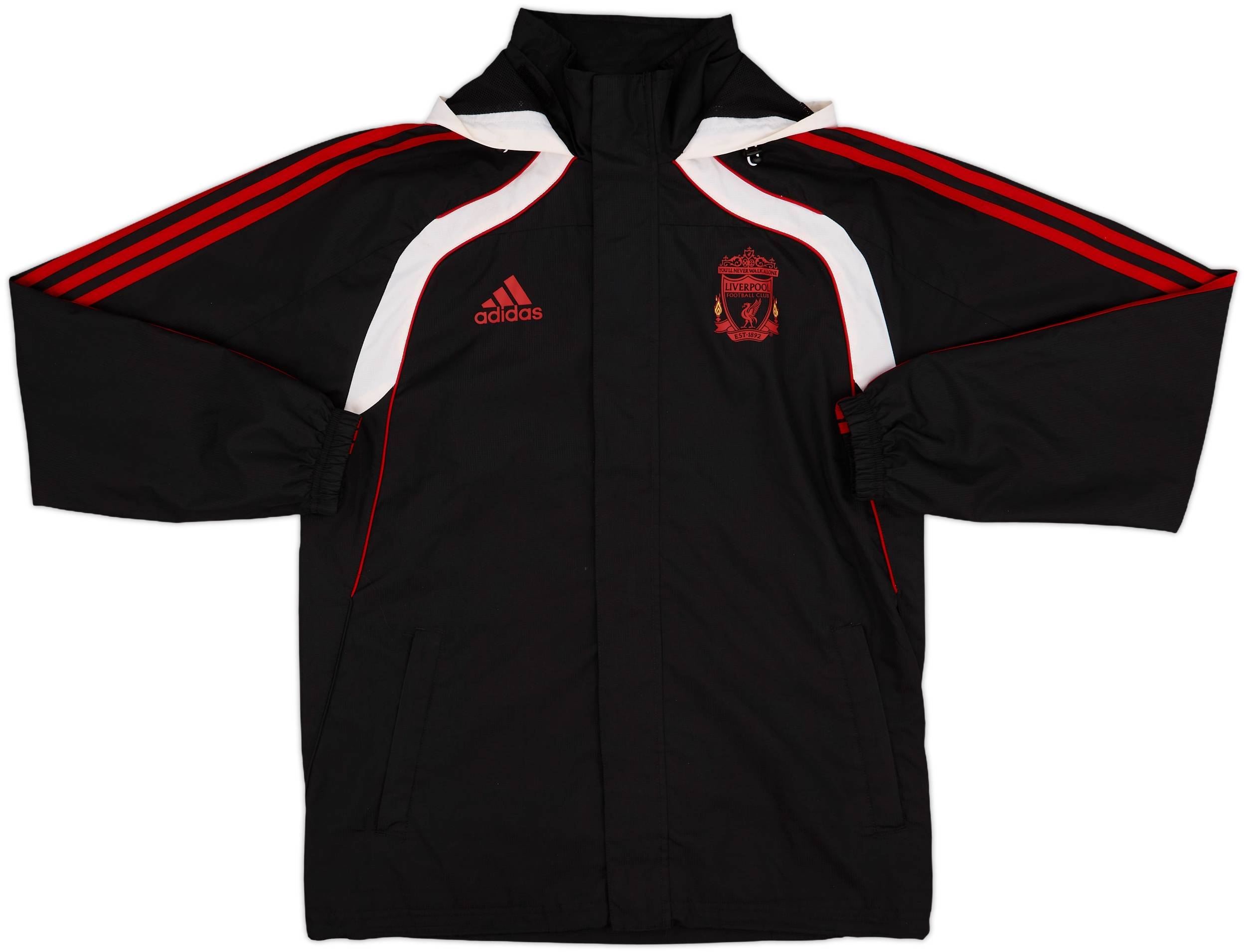 国内外の人気集結！ adidas Liverpool 2010-11 Hooded (M) - 9/10 - Coat Rain ウェア