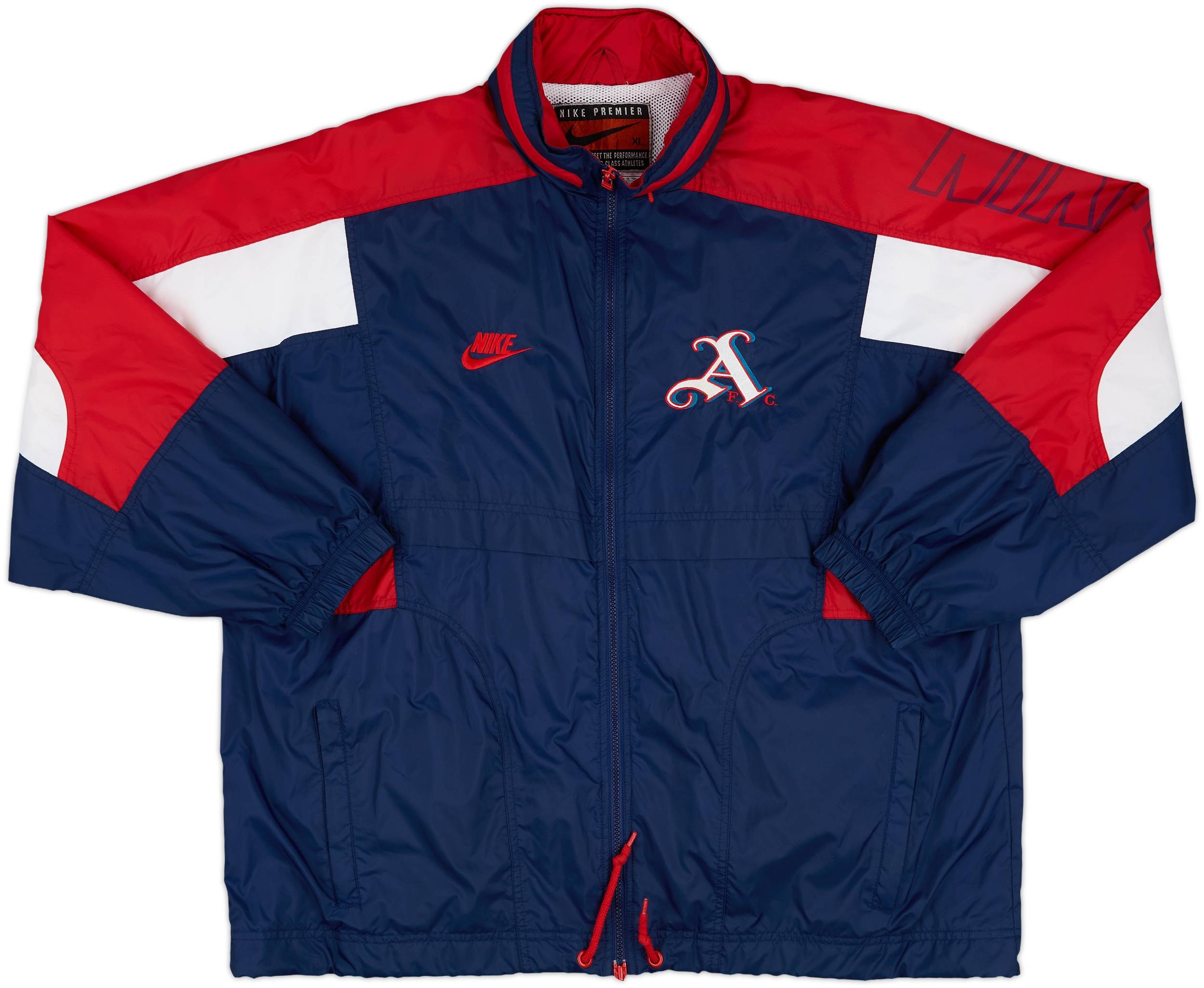 1995-96 Arsenal Nike Hooded Rain Jacket - 6/10 - (XL)