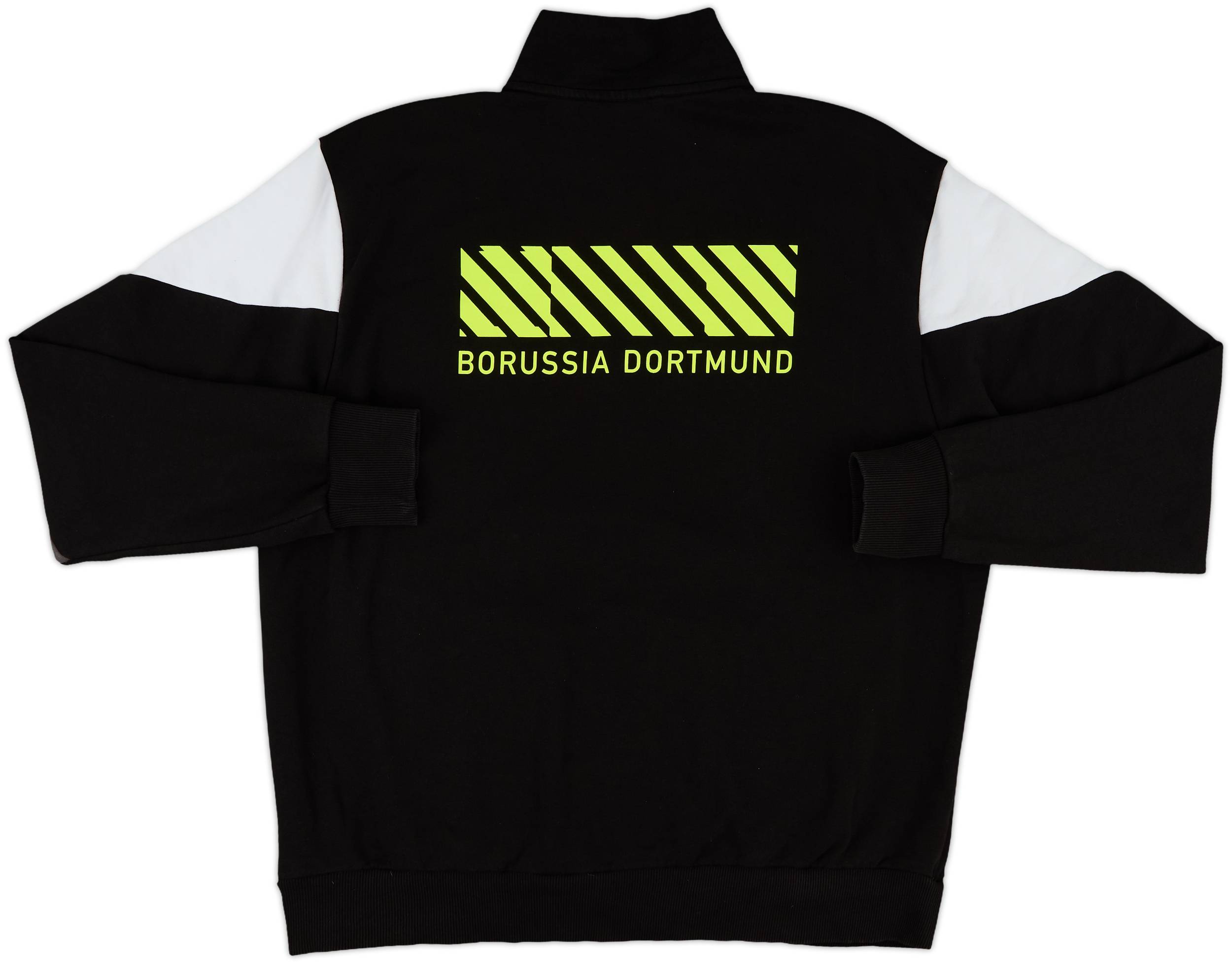 Puma Borussia Dortmund サッカージャージ L 755764-02] Mens Puma BVB 1/4 Zip Training Top With Evonik