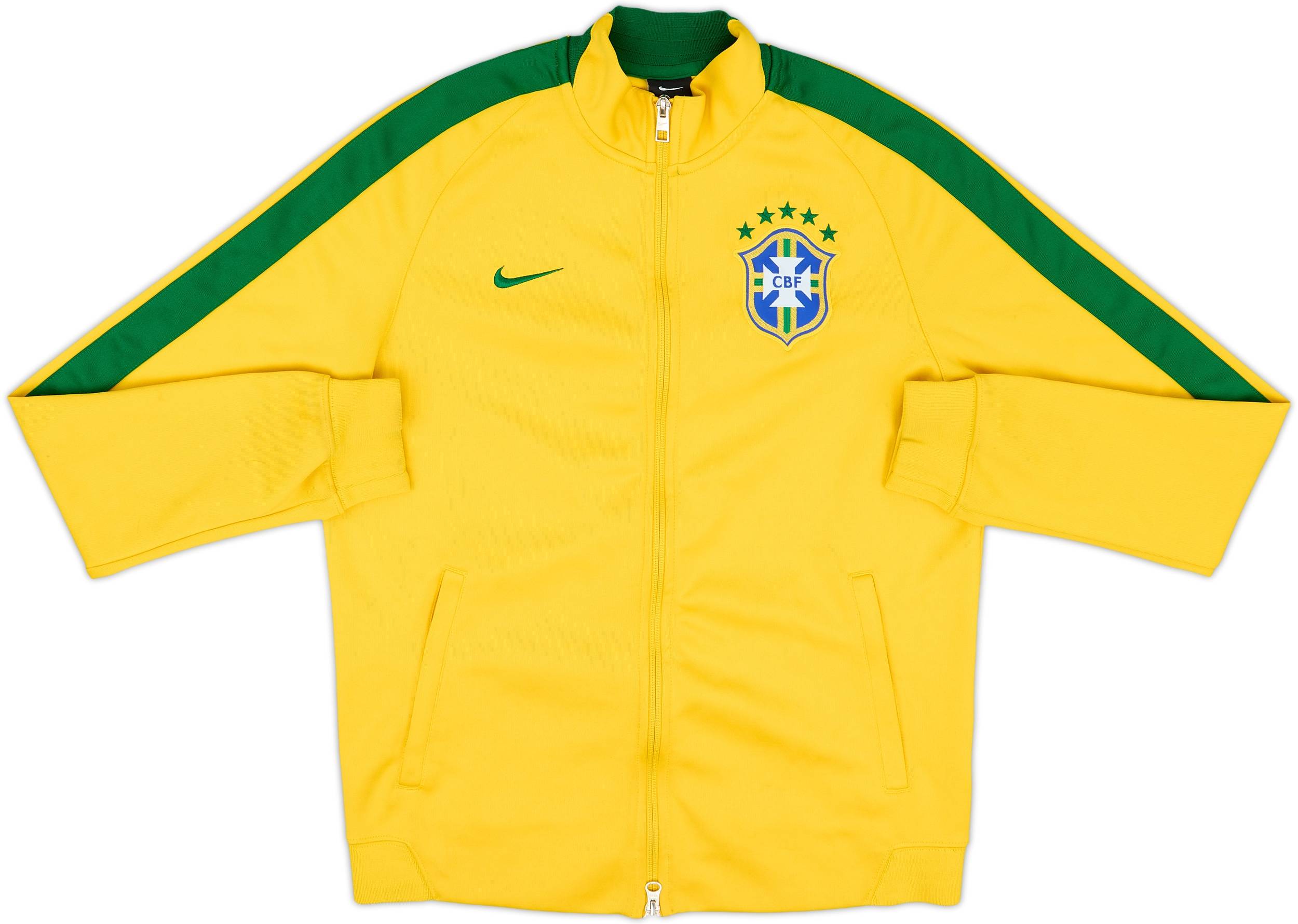 2006-07 Brazil Nike Track Jacket - 8/10 - (L)