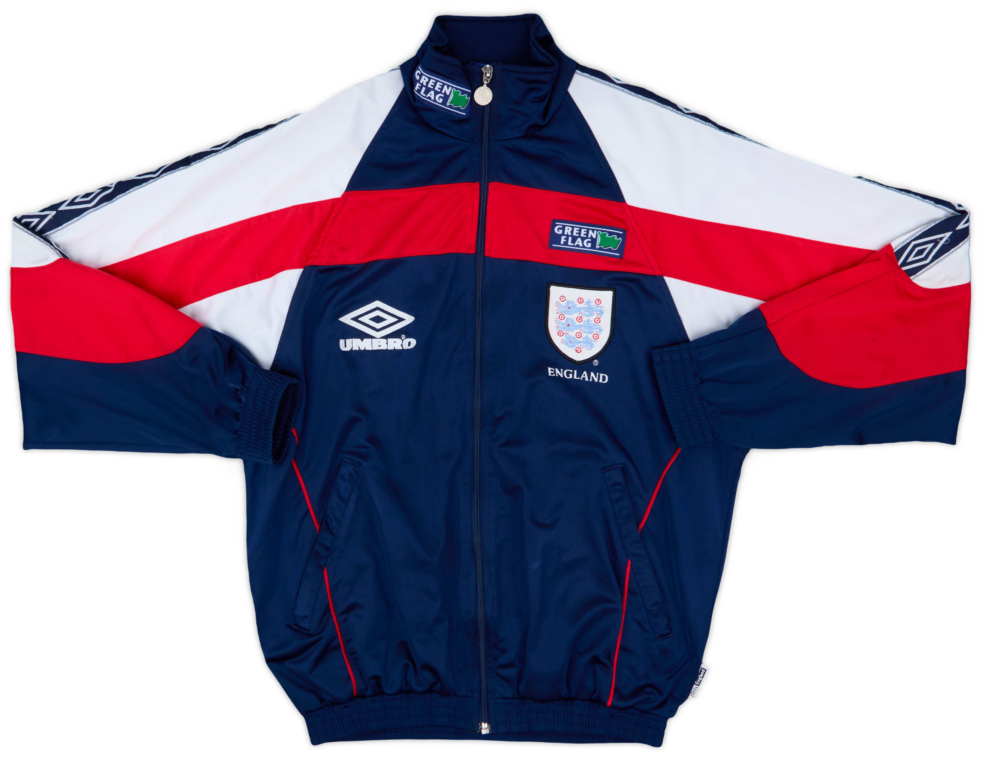 1998-00 England Umbro Track Jacket - 8/10 - (S)