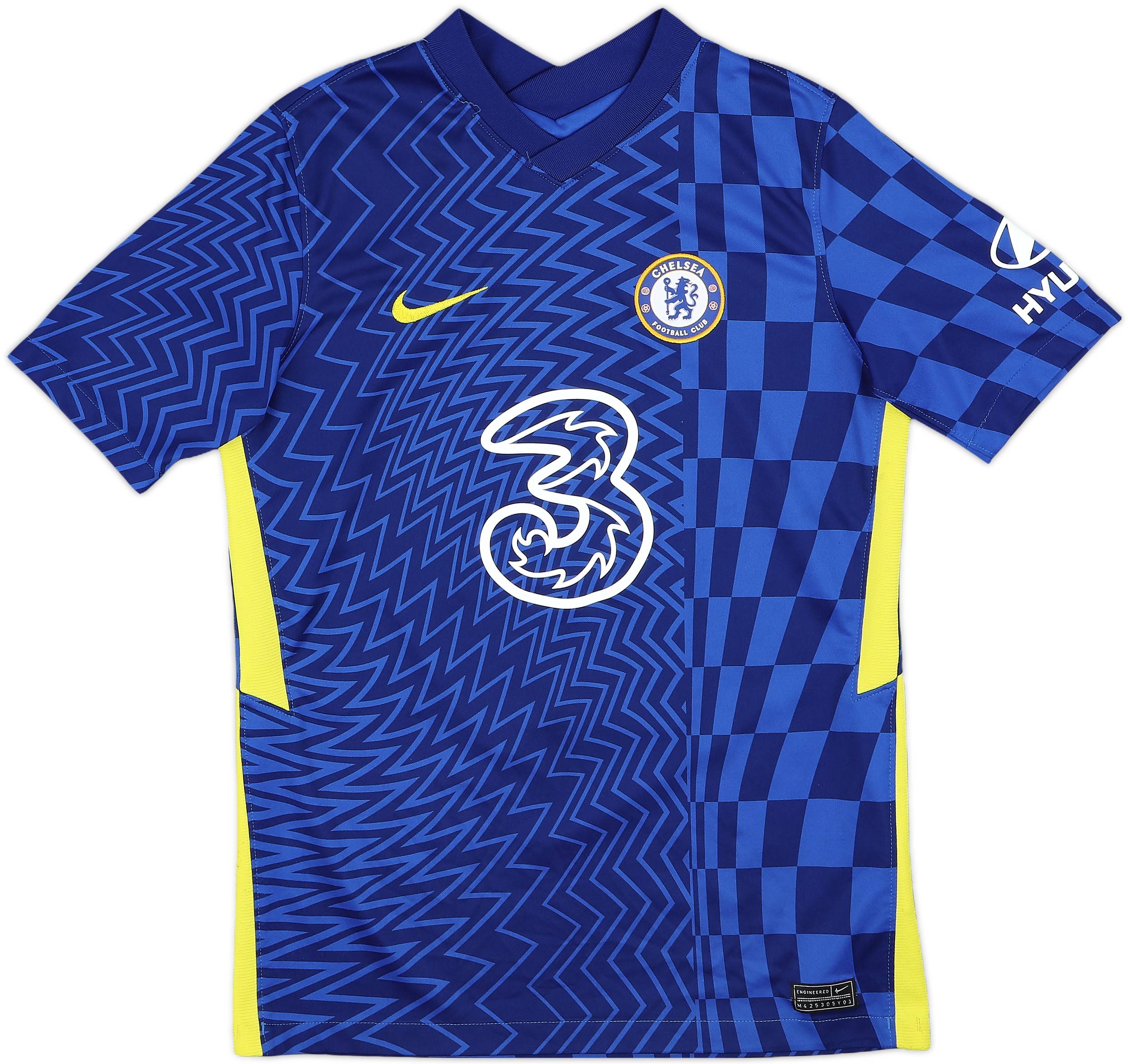 流行 - #19 Mount Shirt Home Chelsea 2021-22 7/10 (XL.Boys) - ウェア