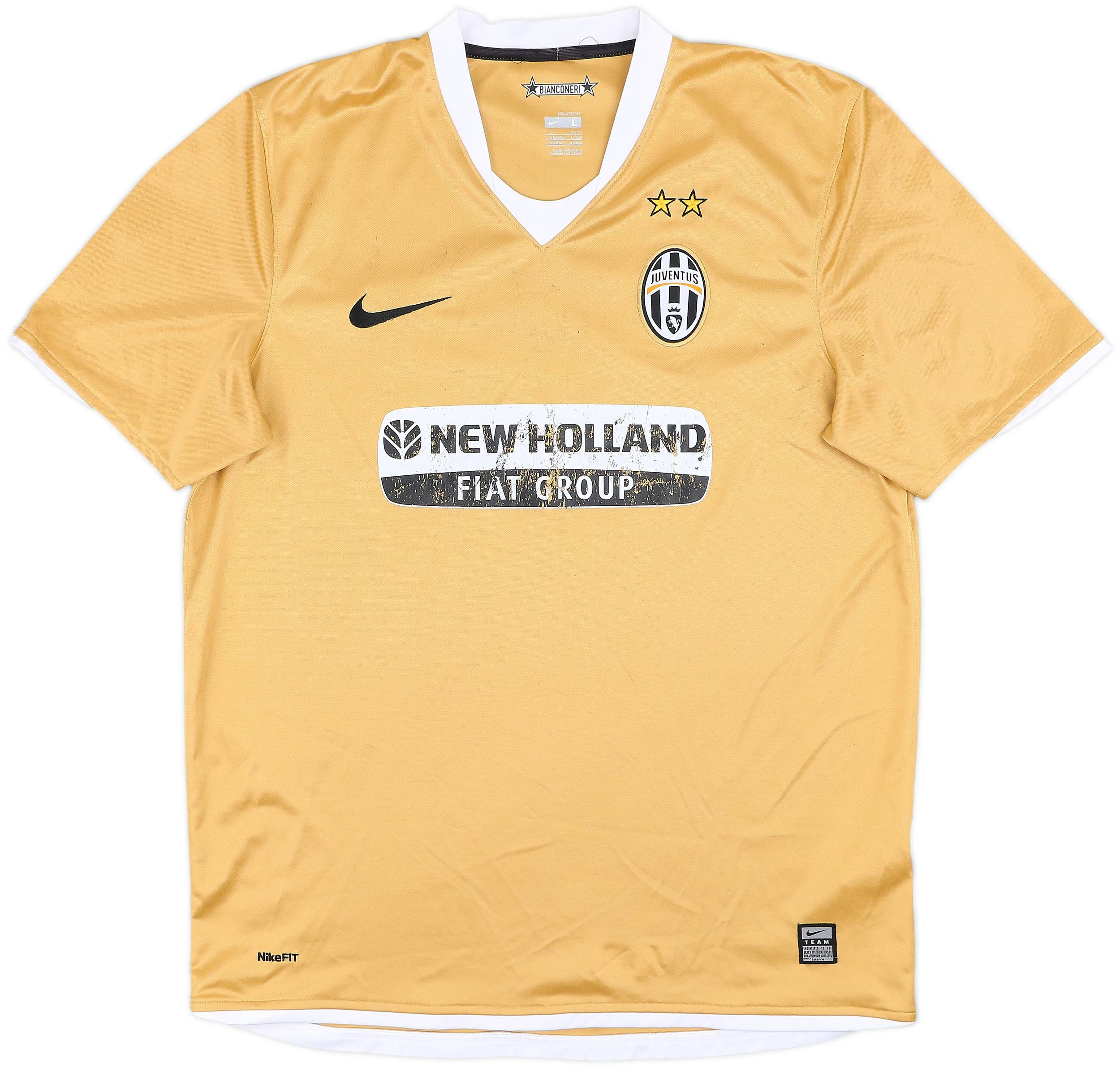 Juventus FC Sky Sport Soccer Jersey Men's XXL Stripe Black
