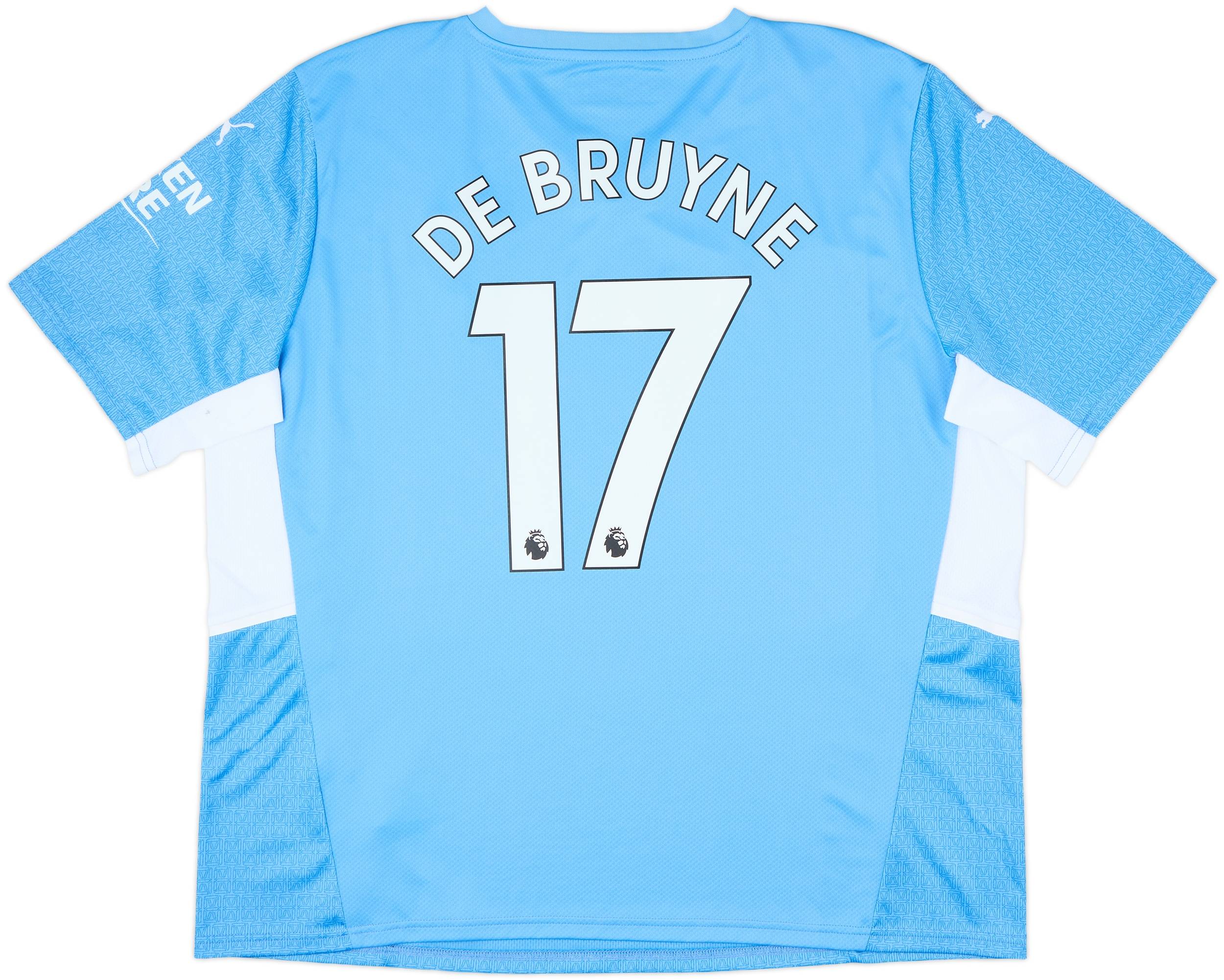 2022-23 Manchester City Home Shirt De Bruyne #17 - 8/10 - (S)