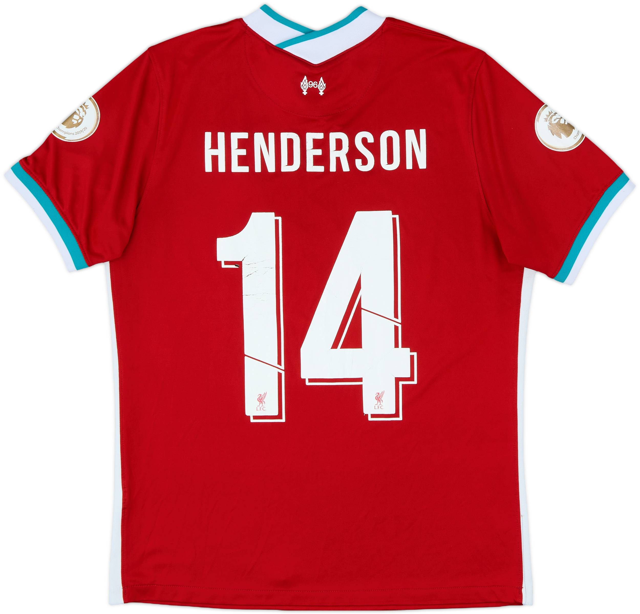2020-21 Liverpool Home Shirt Henderson #14 - 5/10 - (XL)