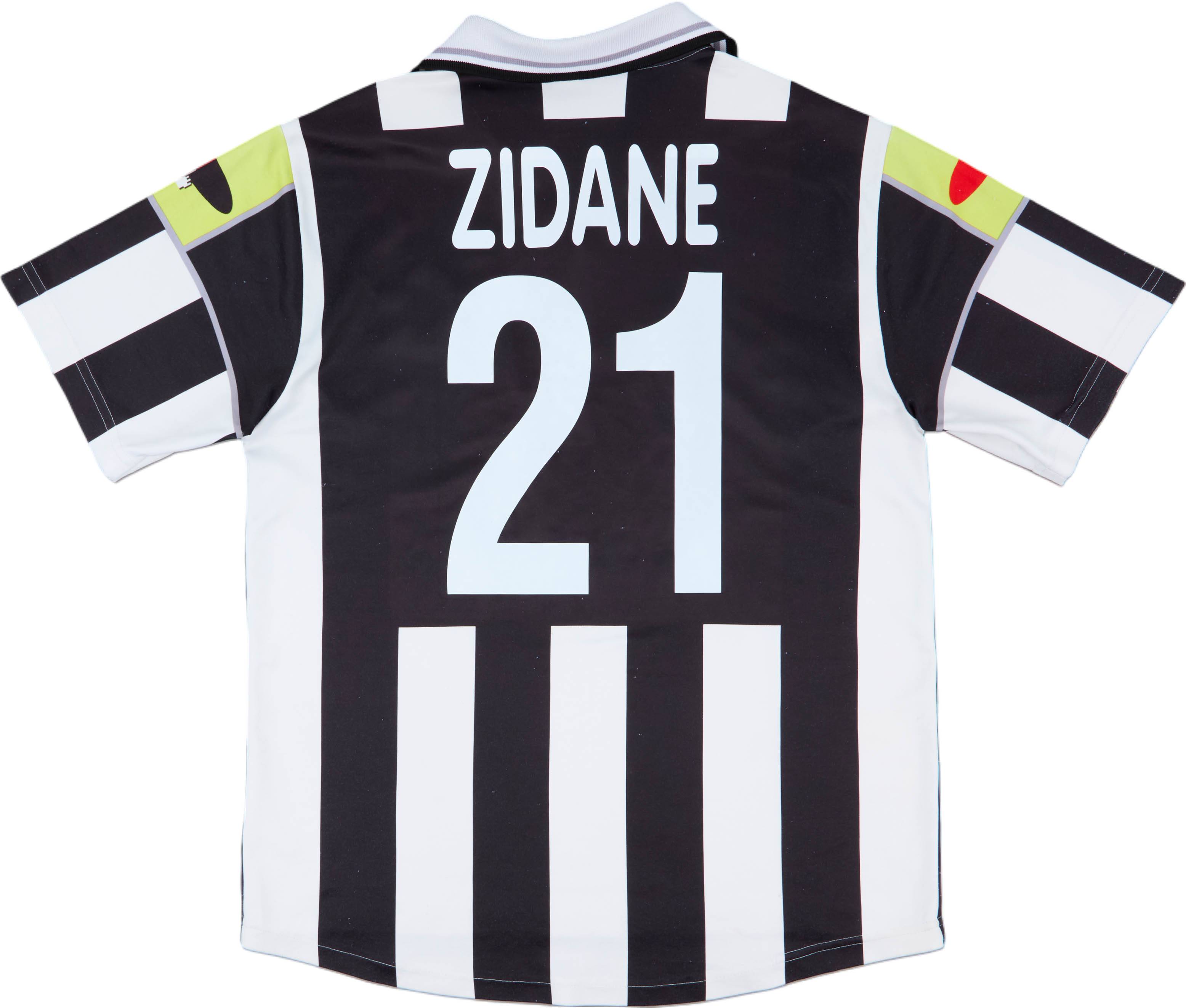 2000-01 Juventus Home Shirt Zidane #21 - 4/10 - (M)