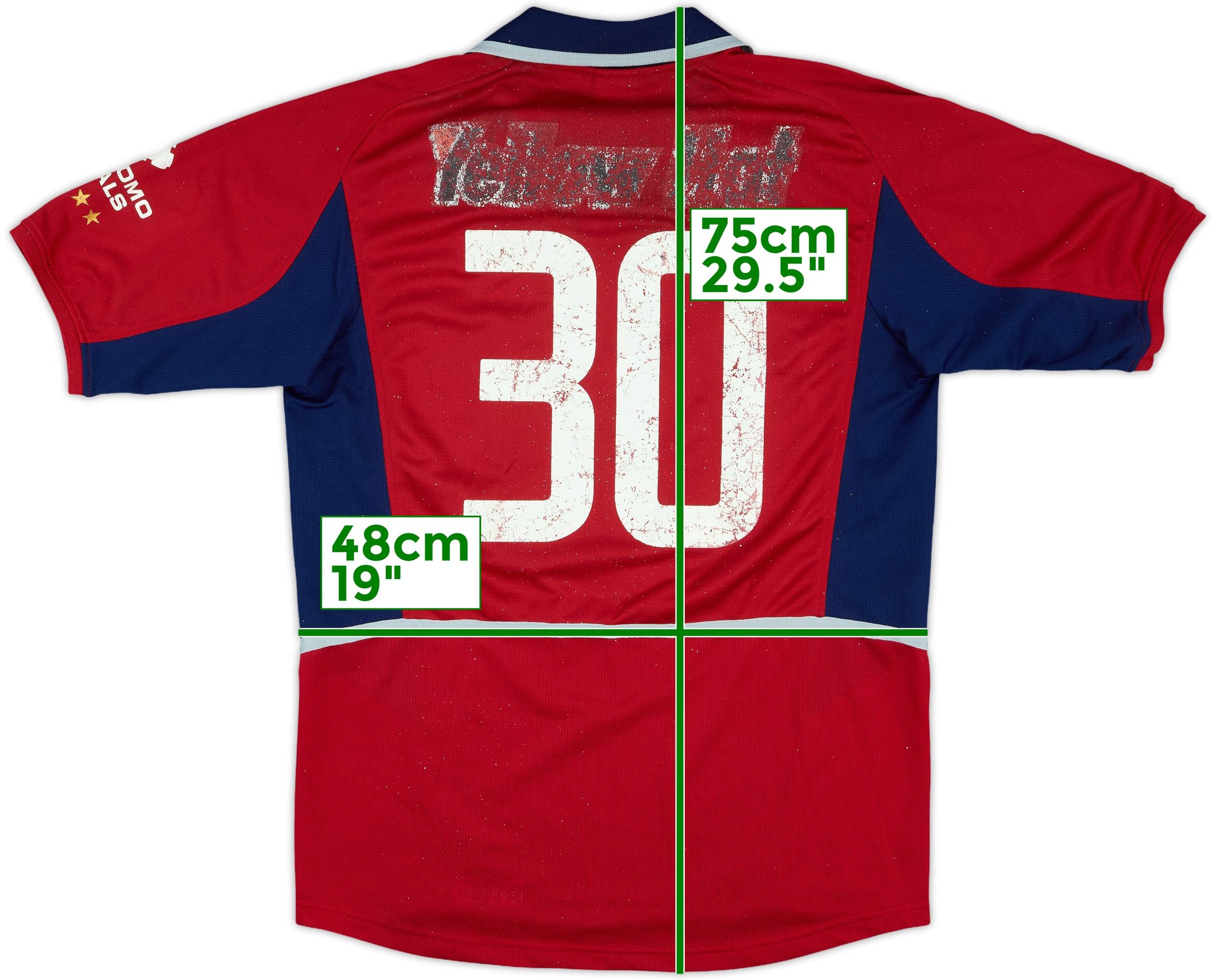 2002 Kashima Antlers Match Issue Emperor's Cup Home Shirt
