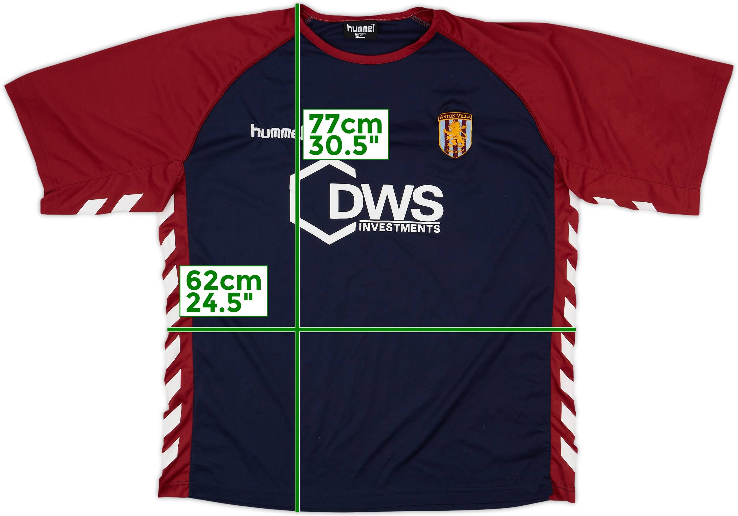 Hummel Aston Villa 1988-1990 Home Jersey - USED Condition