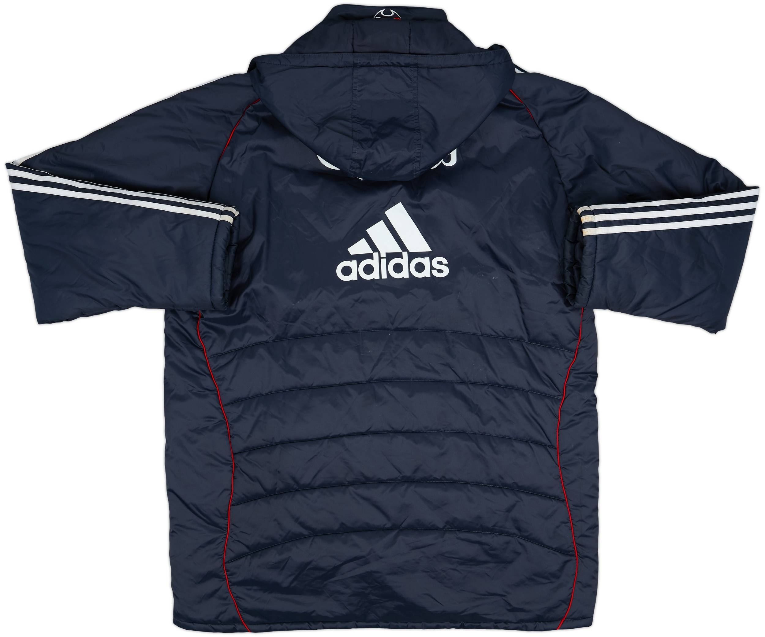 2006-07 Liverpool adidas Padded Bench Coat - 7/10 - (L/XL)