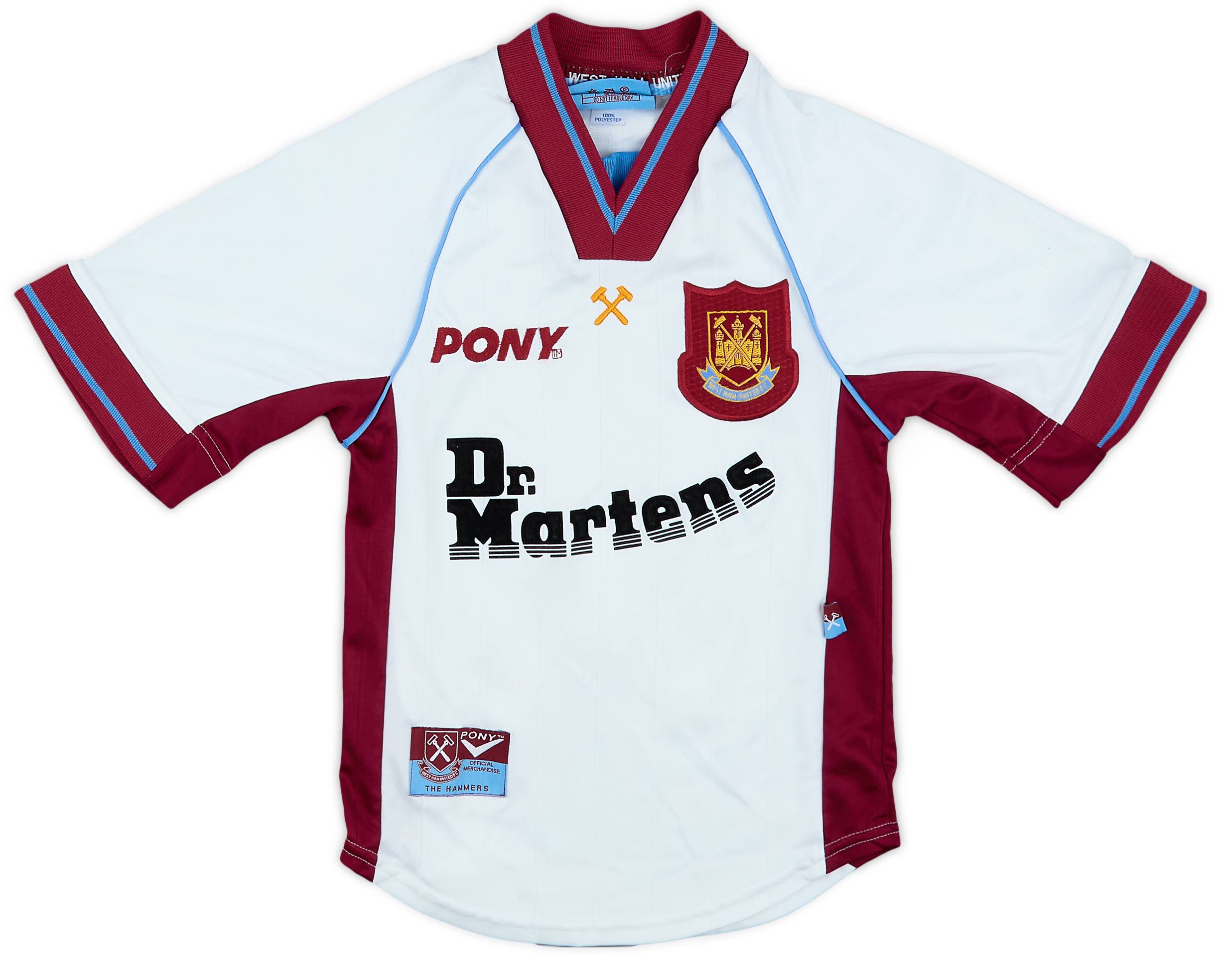 1998-99 West Ham Away Shirt Wright #14 - 6/10 - (S.Boys)