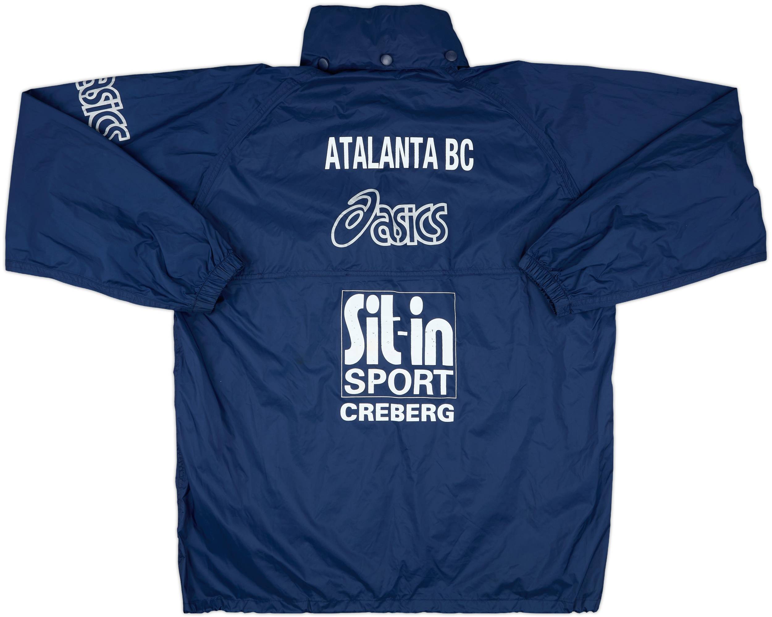 2002-03 Atalanta Asics 1/4 Zip Rain Jacket - 7/10 - (XXL)