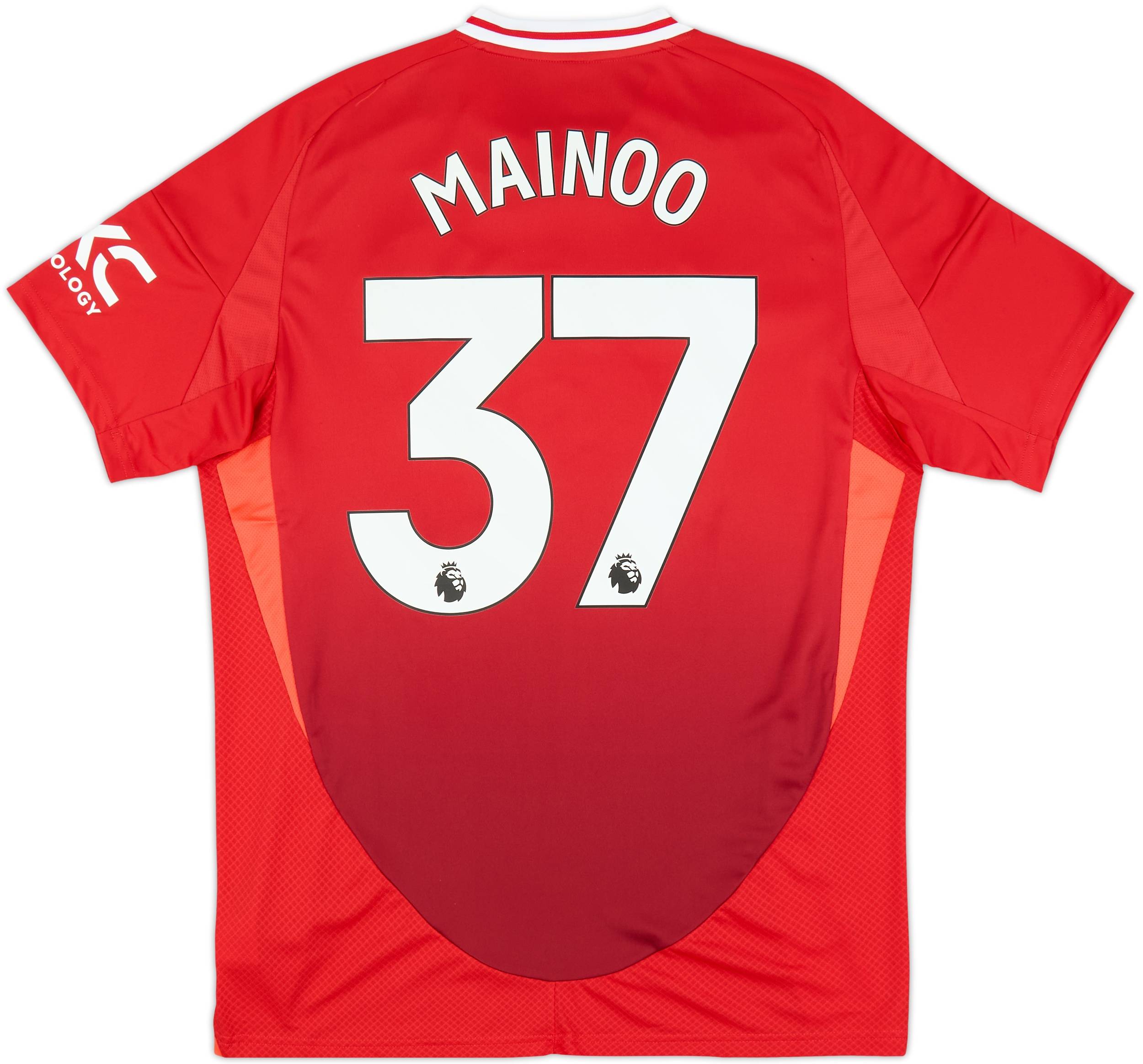 マンチェスターユナイテッド　MAINOO 37 2024-25 Manchester United Home Shirt Mainoo #37