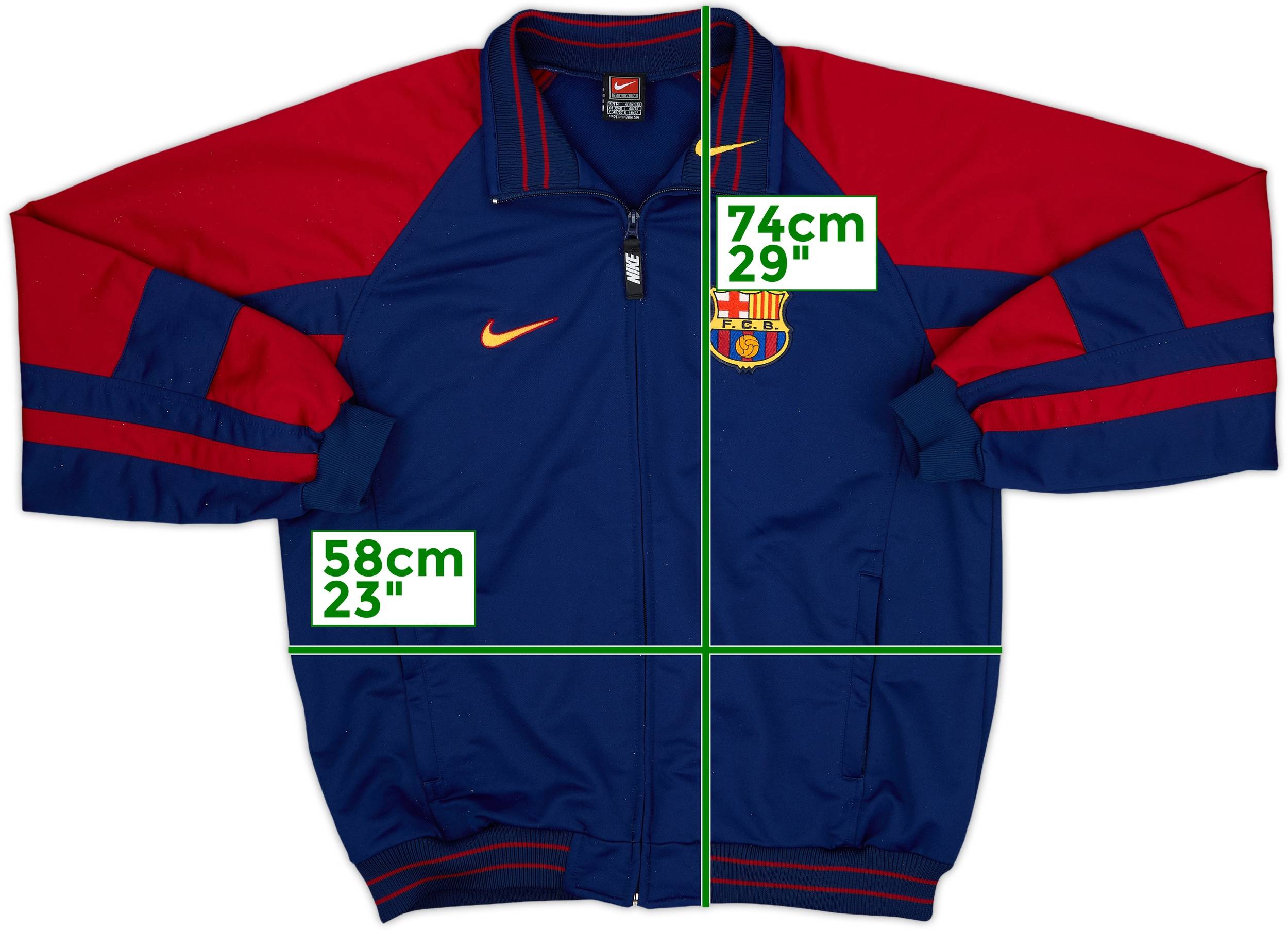 1999-00 Barcelona Nike Track Jacket - 10/10 - (M)