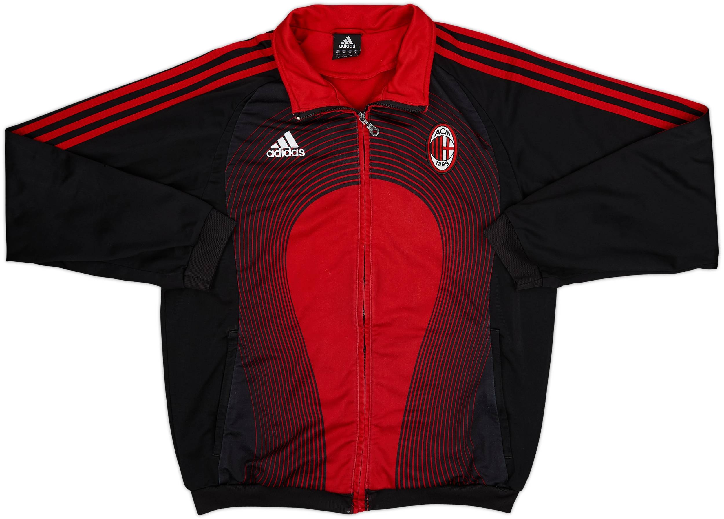 ウェア AC Milan 2006/07 Champion Adidas Jacket AC MILAN ITALY 2006/2007 TRAINING FOOTBALL JACKET JERSEY