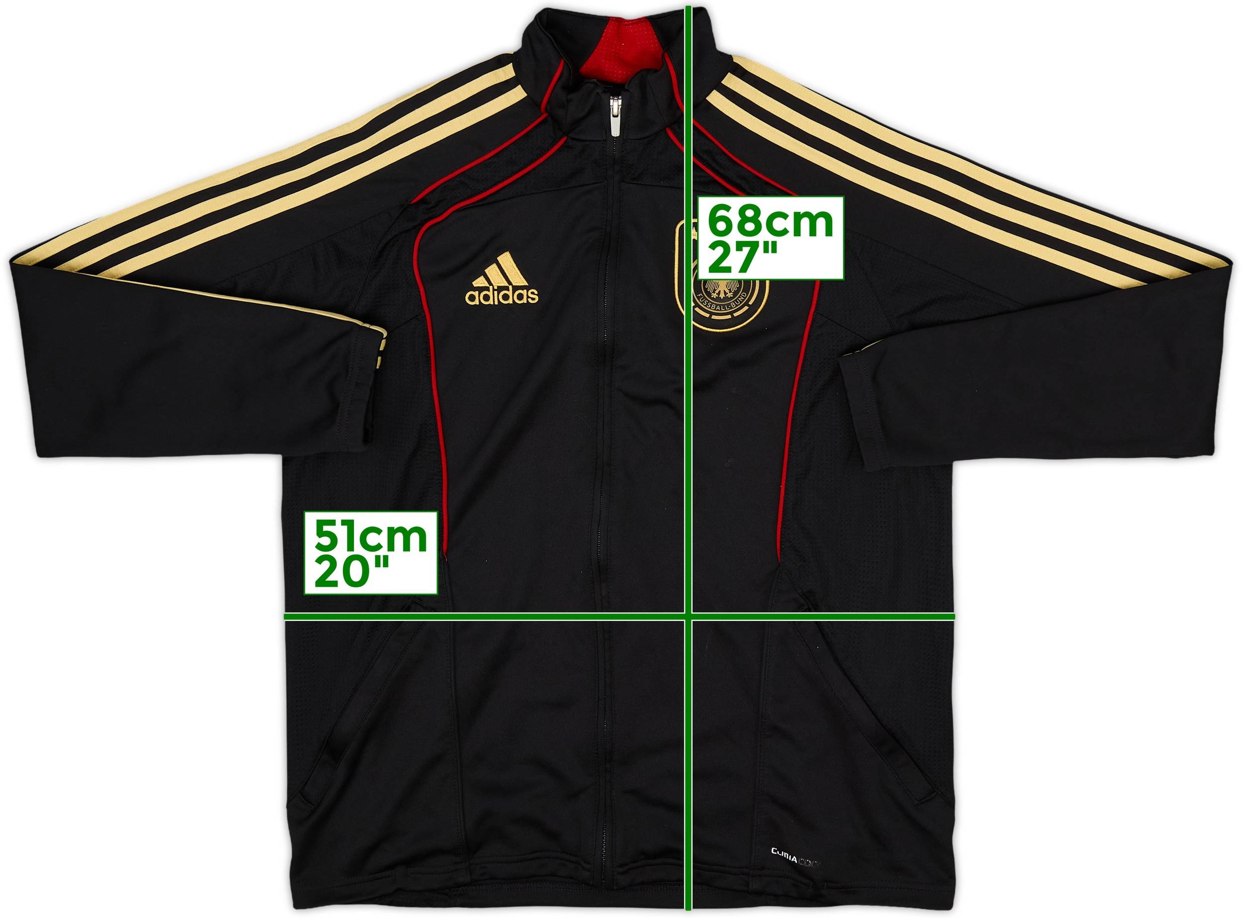 2007-08 Germany adidas Track Jacket - 6/10 - (M)