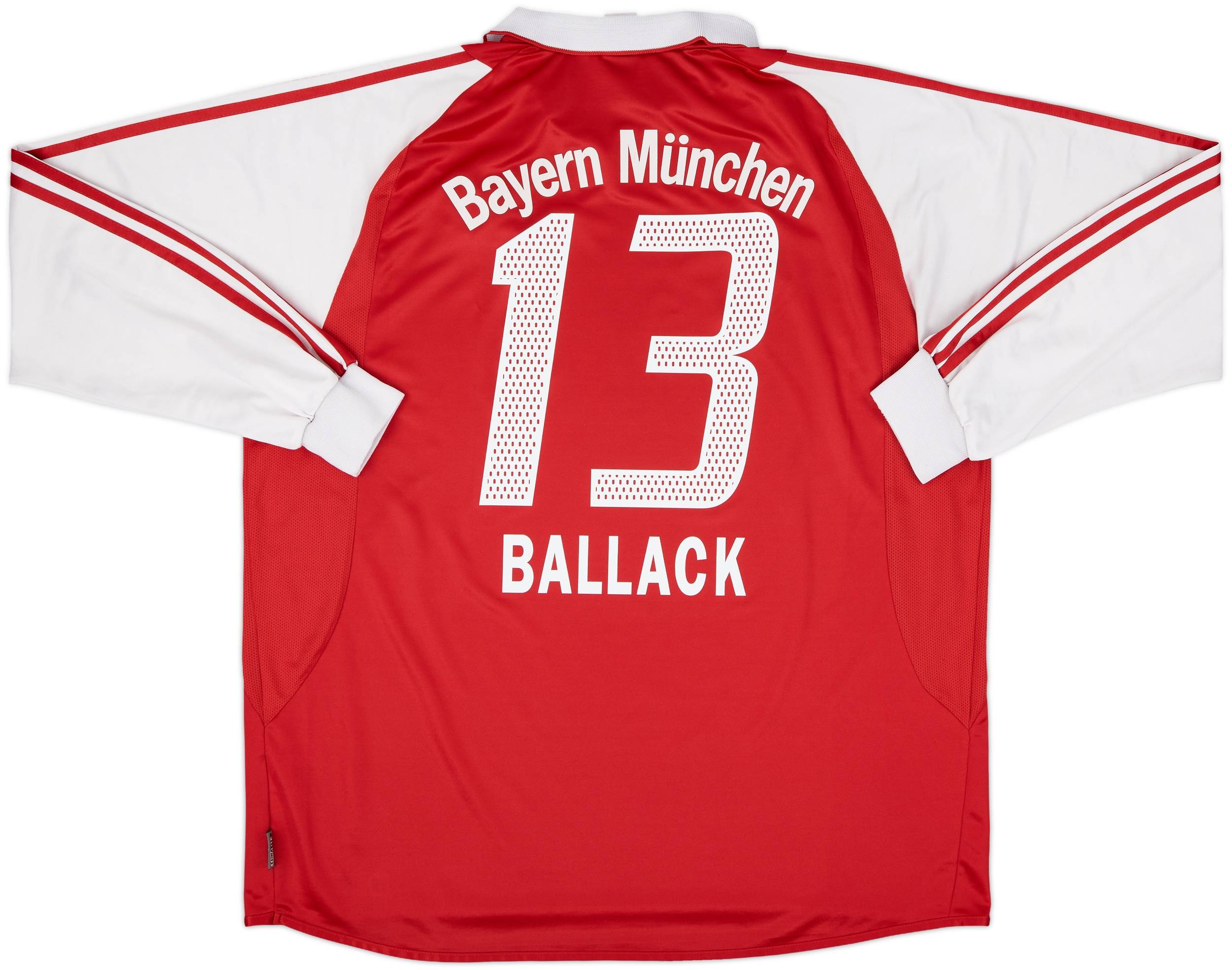 全国送料無料ギフト Munich Bayern 2003-04 Home (XXL) - 6/10 - #13 Ballack Shirt L/S ウェア