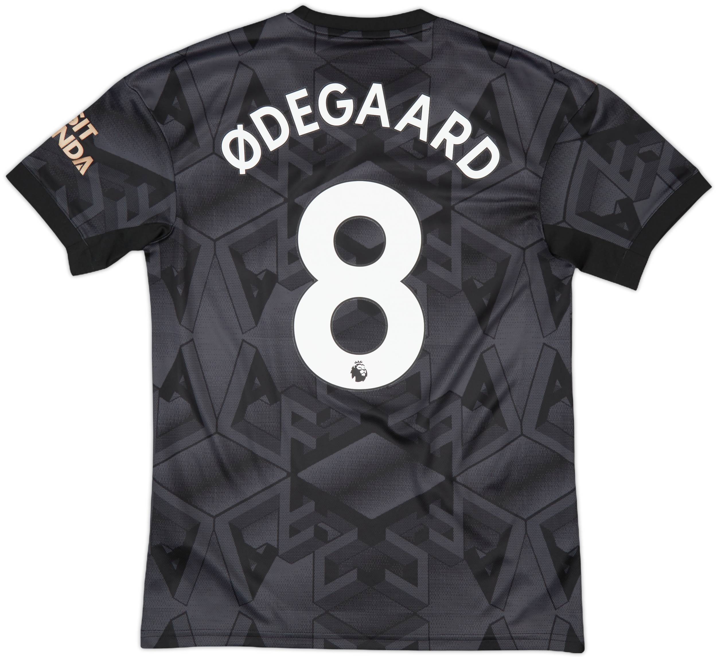 アーセナル ØDEGAARD 8番 シャツ 黒 ウェア