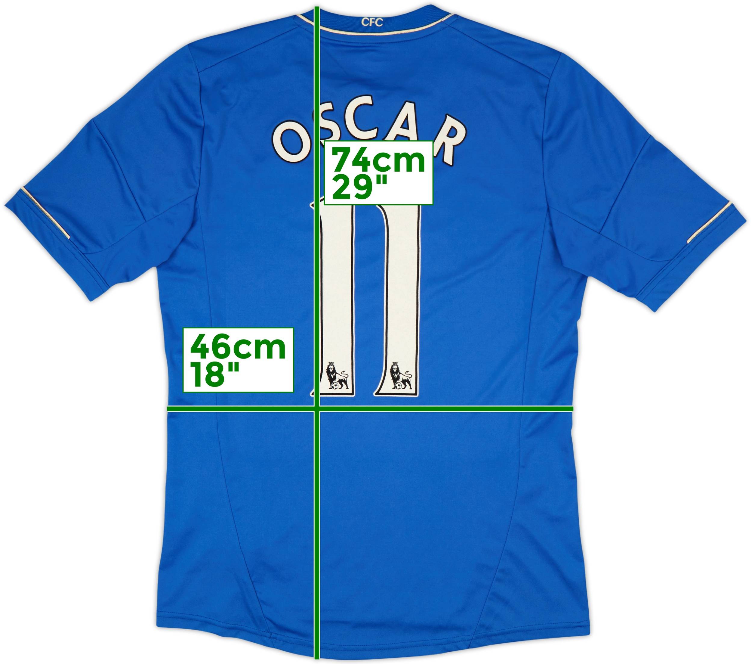 2012-13 Chelsea Home Shirt Oscar #11 - 7/10 - (M)