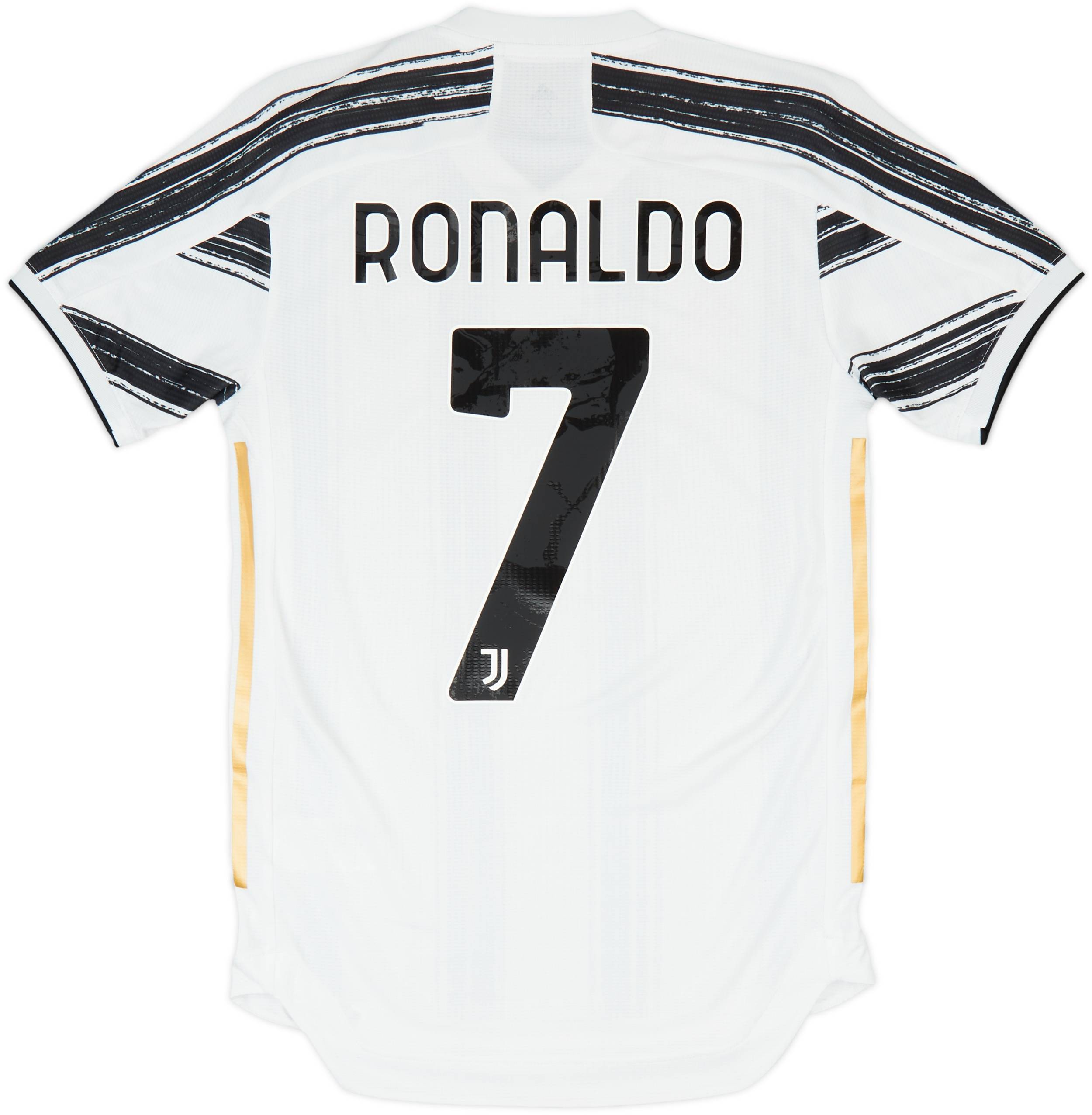 2020-21 Juventus Authentic Home Shirt Ronaldo #7 - 9/10 - (XS)