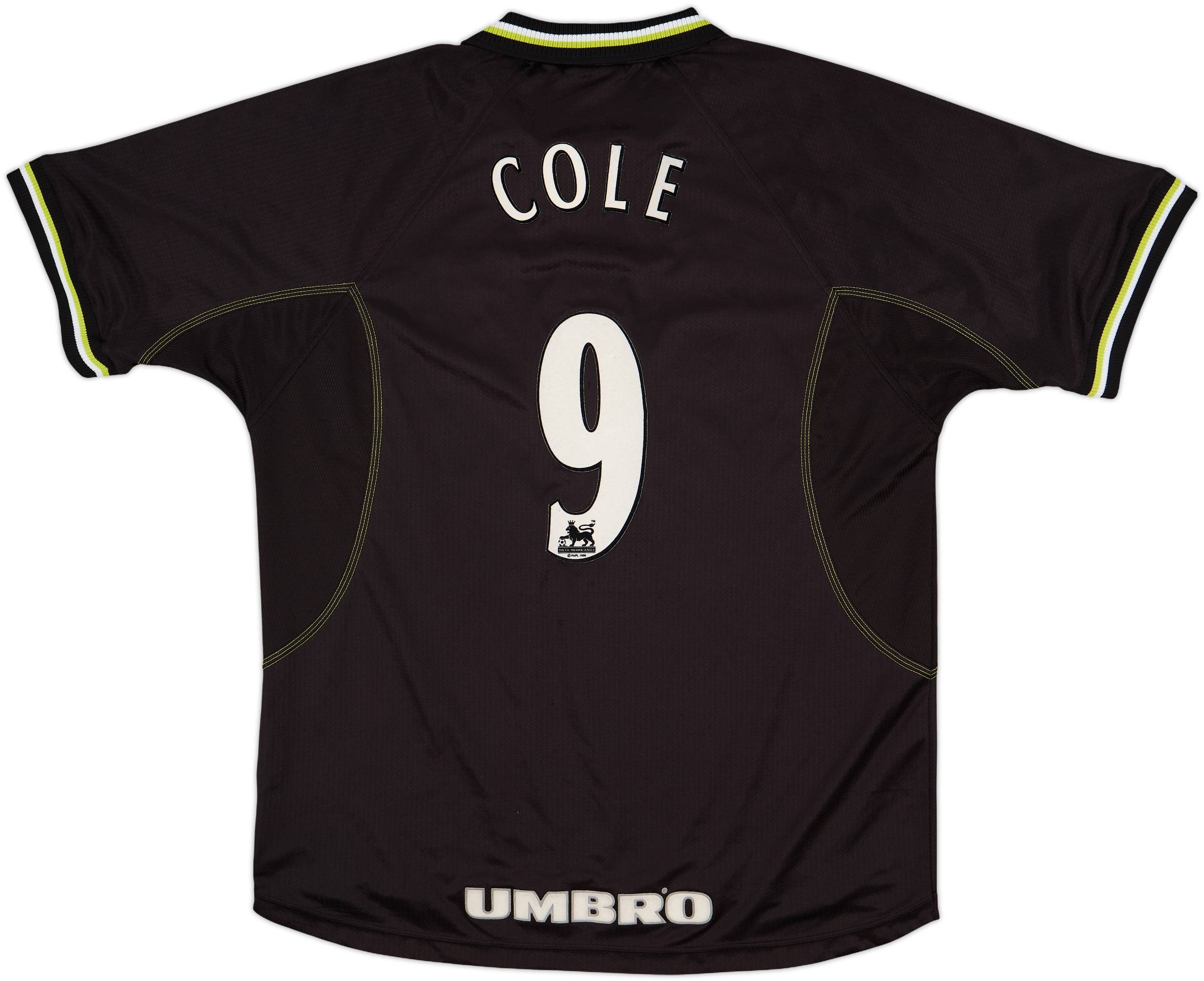 1998-99 Manchester United Third Shirt Cole #9 - 8/10 - (XL)
