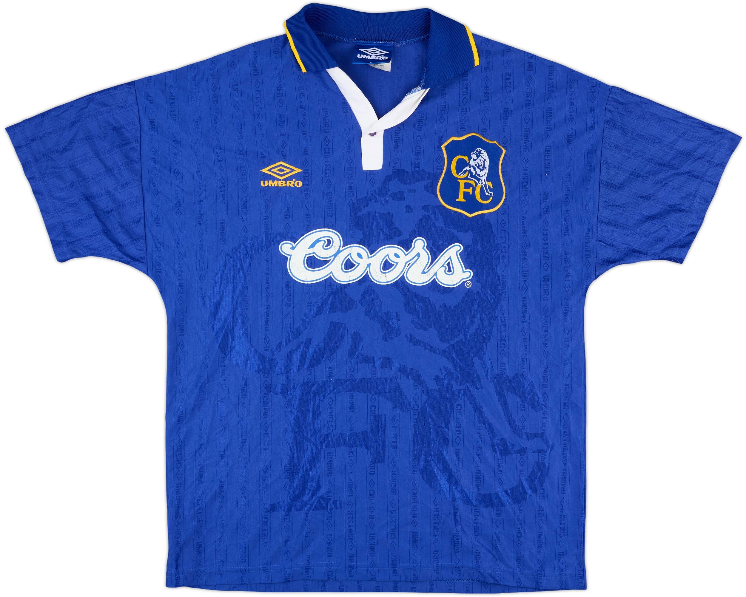 1995-97 Chelsea Home Shirt Gullit #4 - 5/10 - (L)