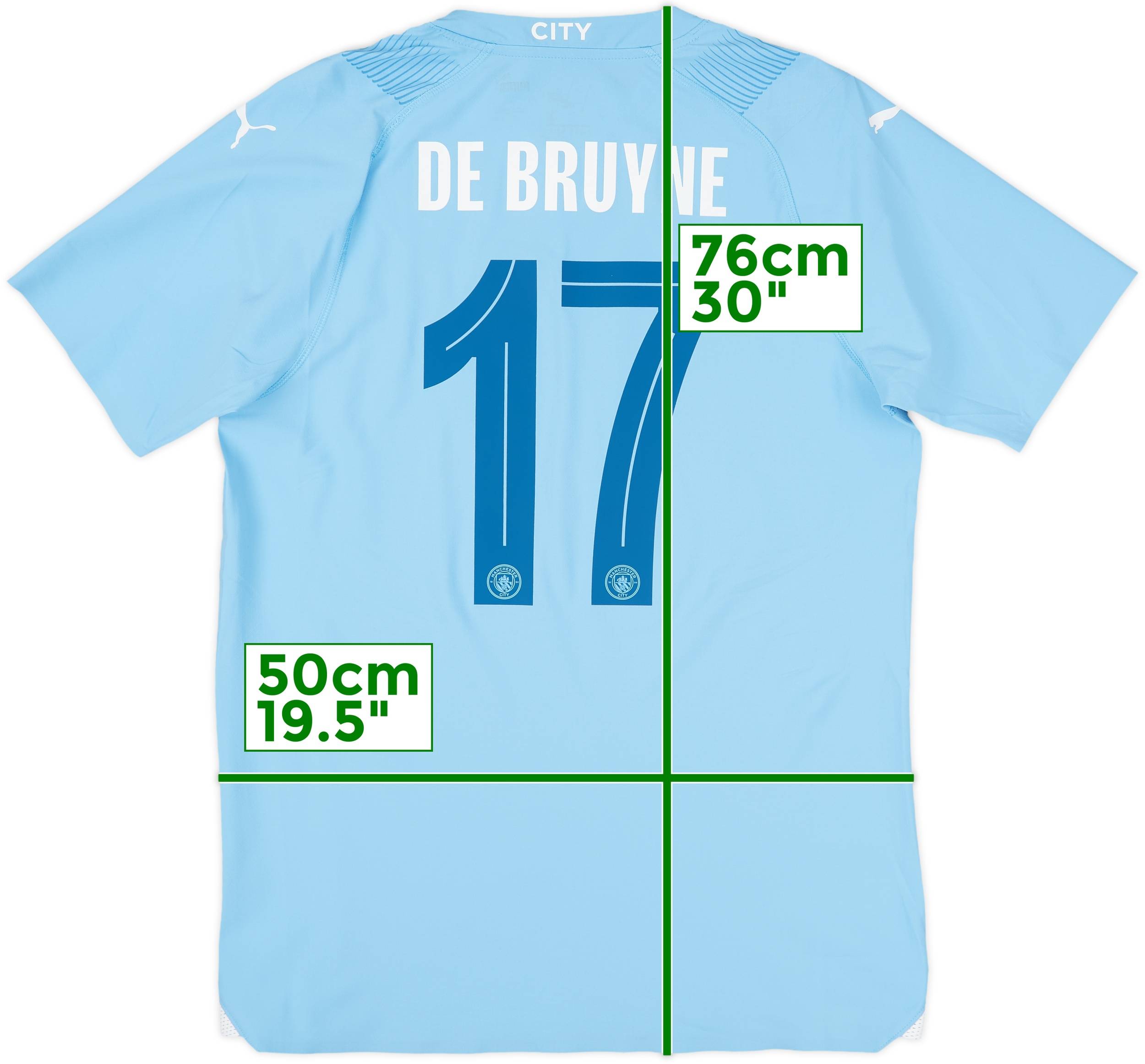驚きの価格が実現！ 2023-24 Manchester City Authentic Home Shirt De Bruyne #17 (M) ウェア