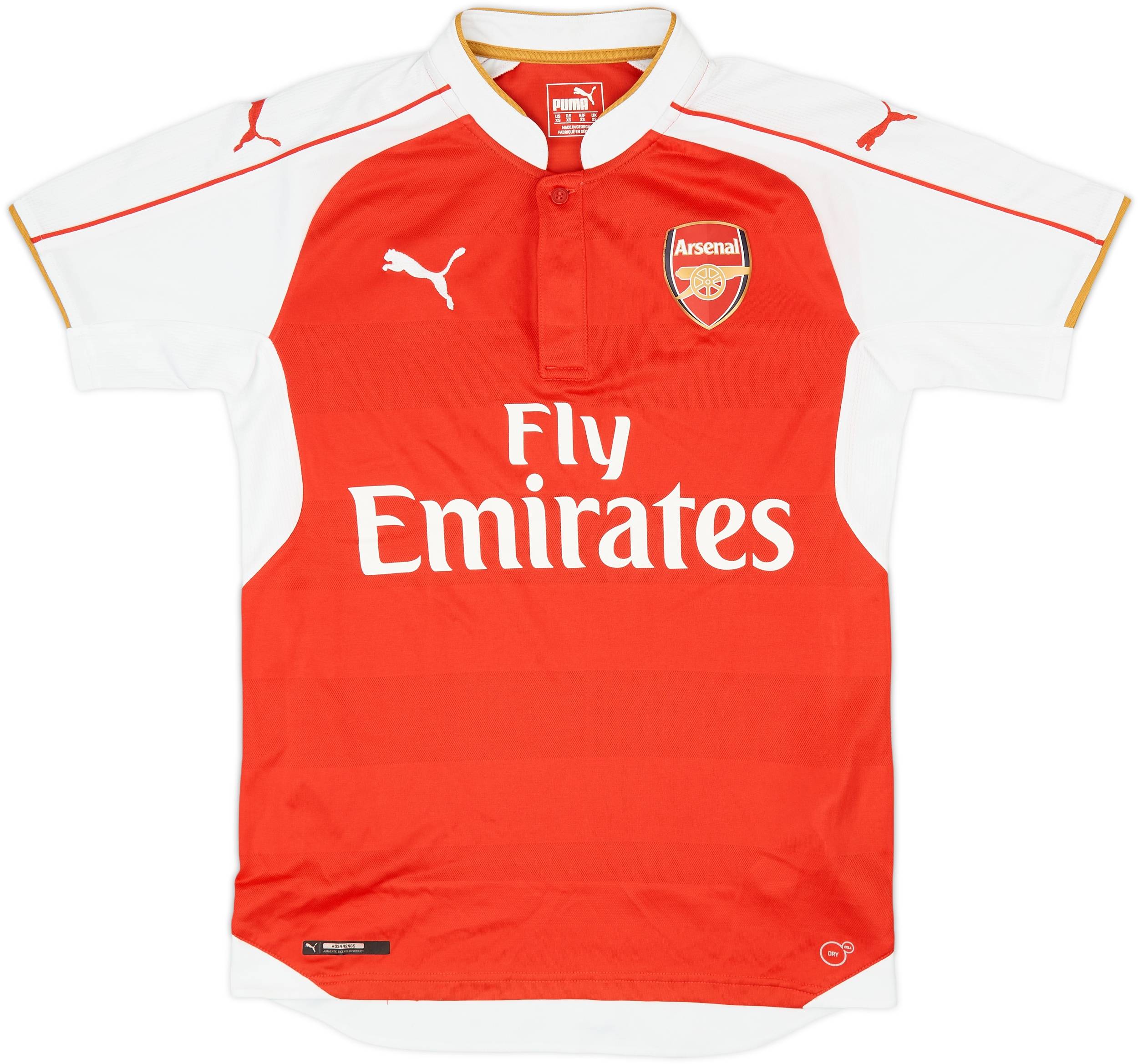 2015-16 Arsenal Home Shirt Rosicky #7 - 7/10 - (XS)