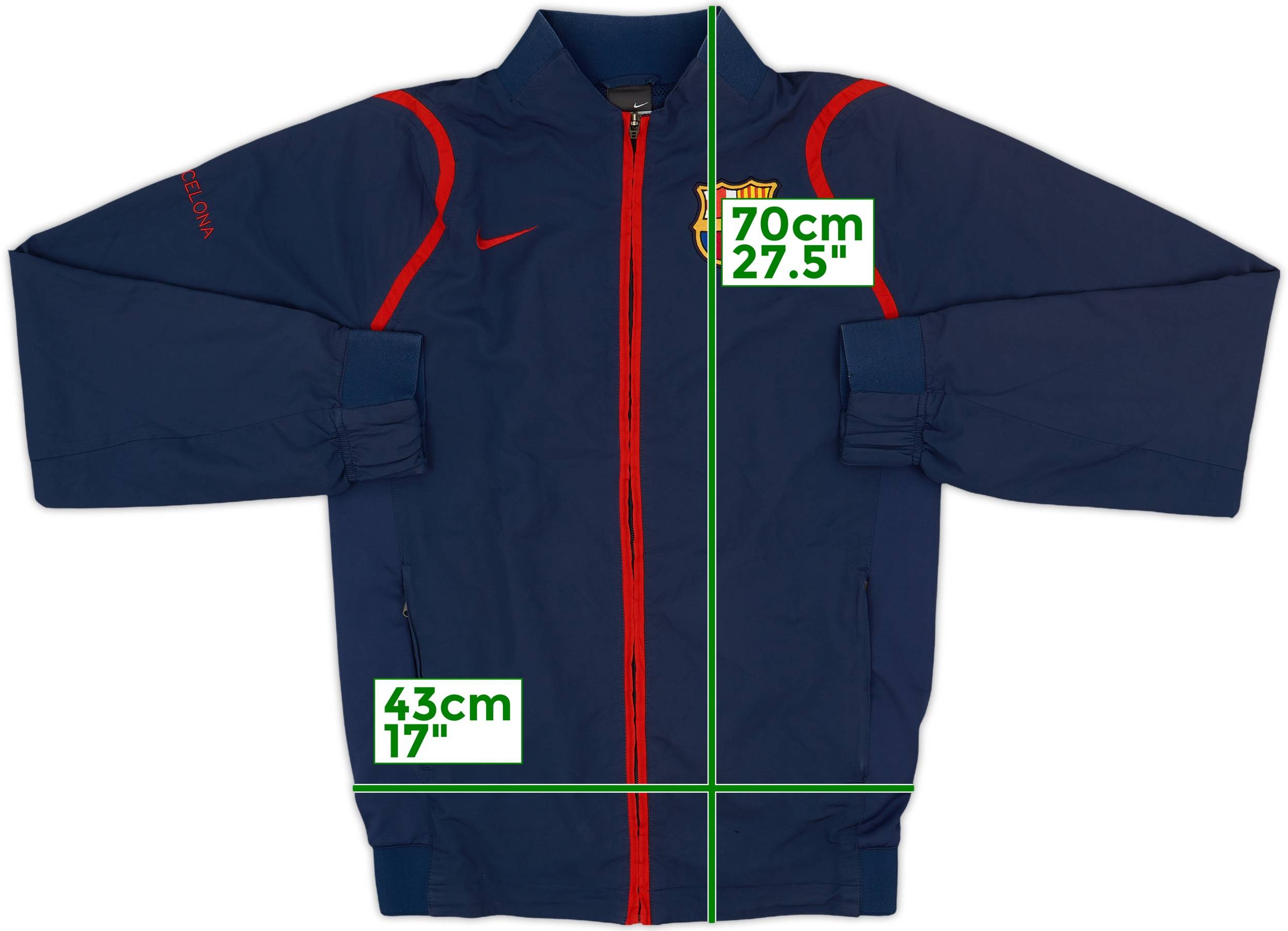 2006-07 Barcelona Nike Track Jacket - 6/10 - (S)