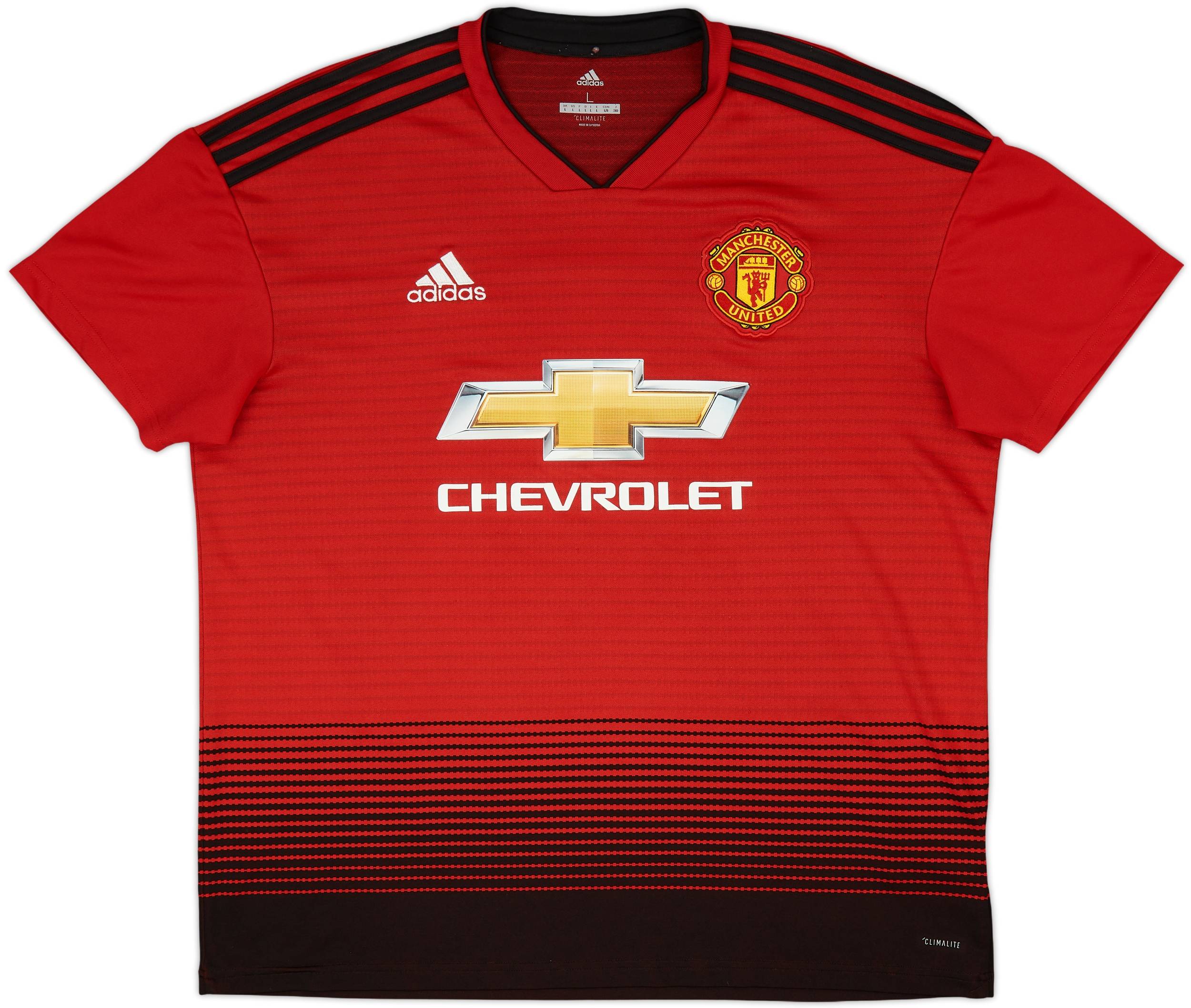 2018-19 Manchester United Home Shirt Pogba #6 - 4/10 - (L)