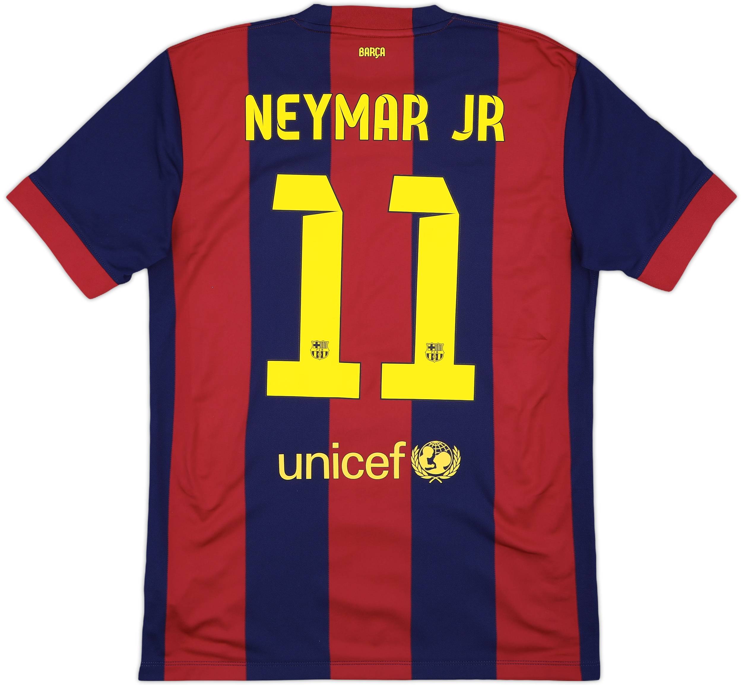 Neymar Jr 11 Medium FC Barcelona 2013 14 Home Jersey Maglia