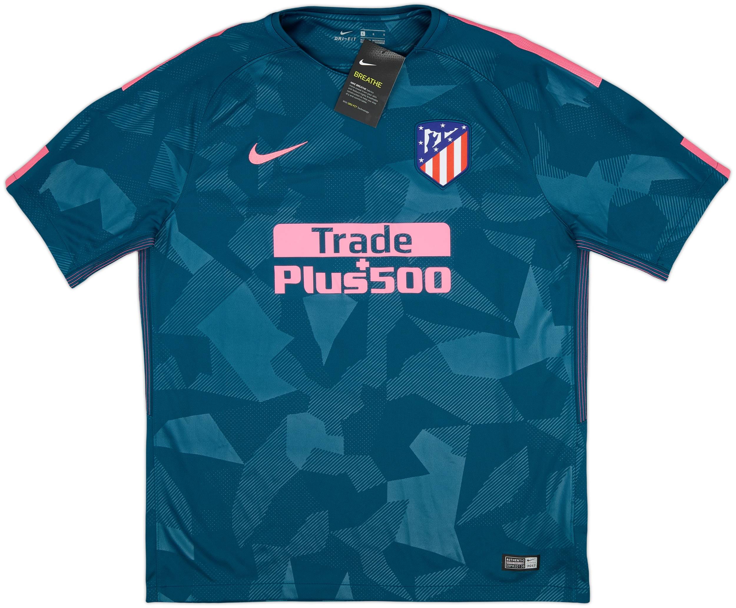 2025新商品 Madrid Atletico 2017-18 Third (L) #7 Griezmann Shirt ウェア