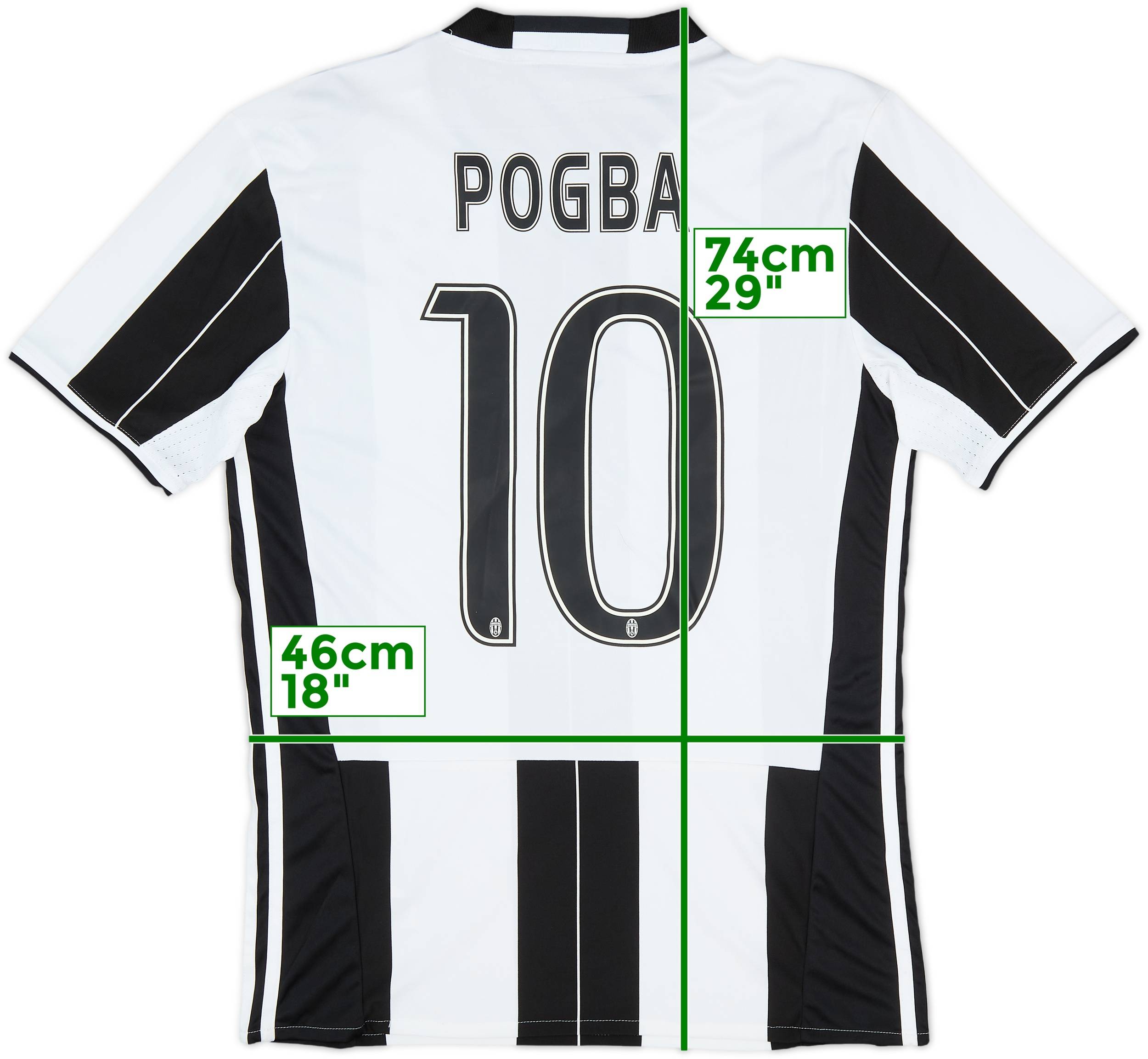 2023/24 Juventus Home Jersey #10 Pogba Large Adidas Soccer