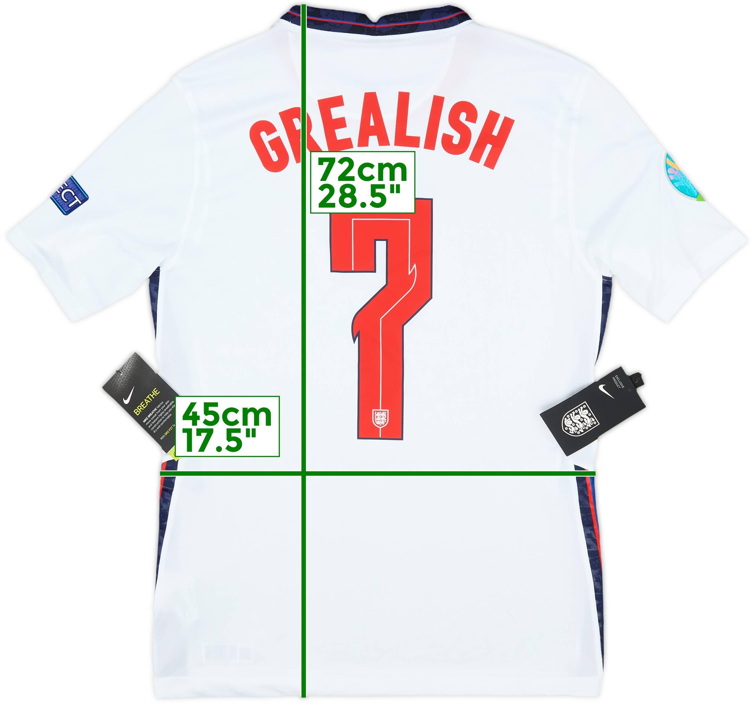 Nike England Dri-Fit ADV Match Away Grealish 7 Jersey 2022