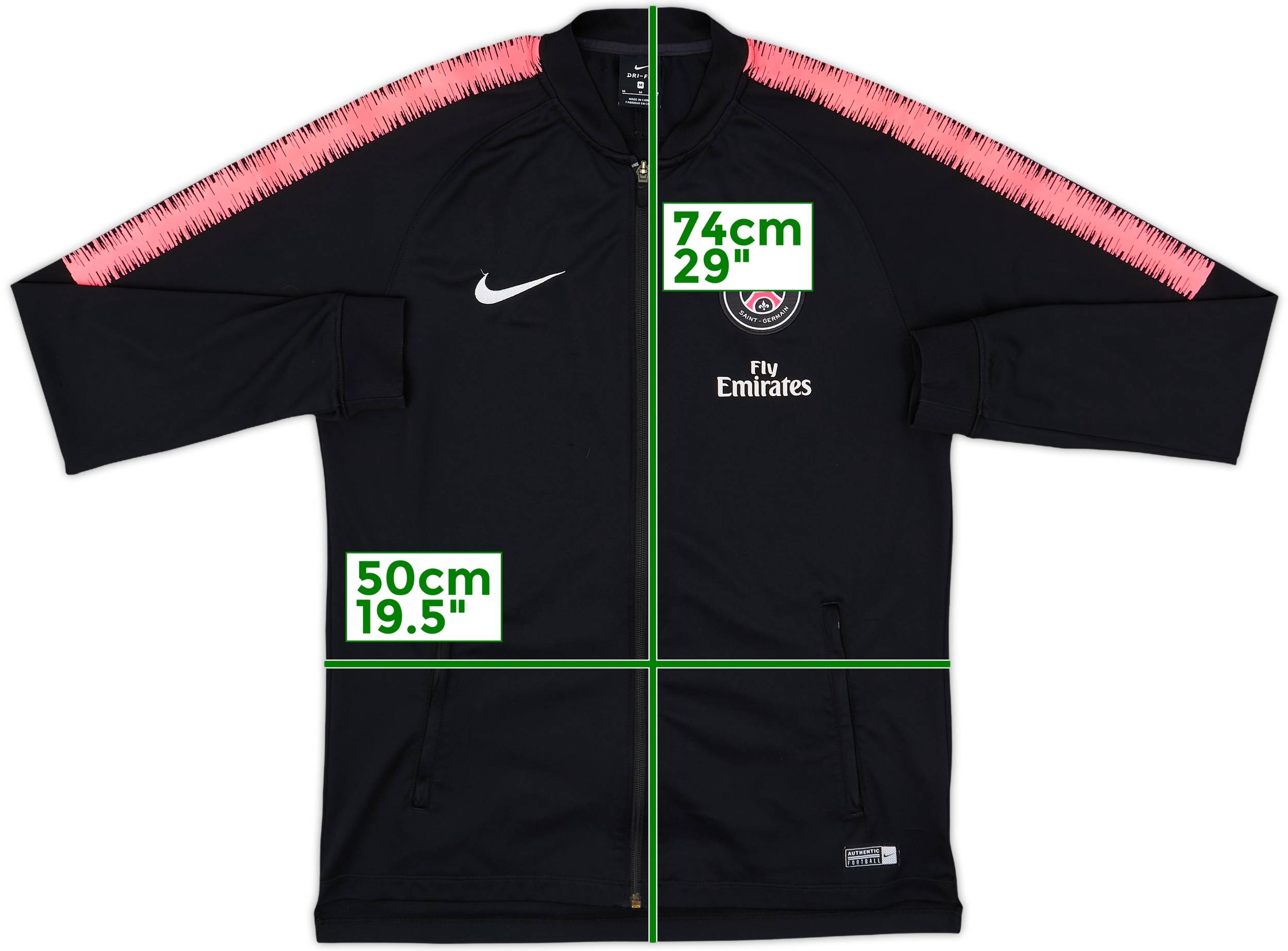 Nike Jordan Paris Saint-Germain PSG Suit Jacket Black Size