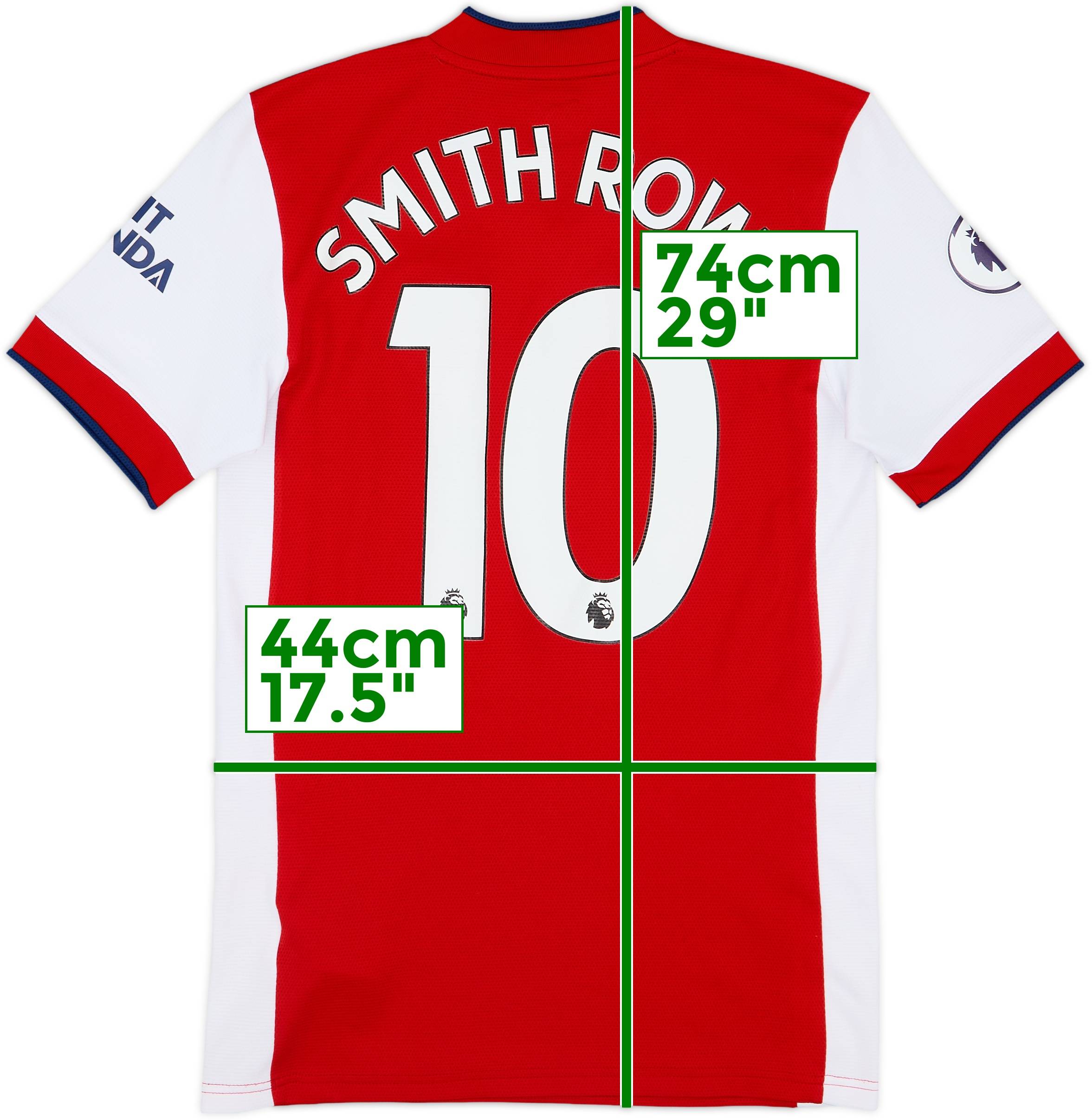2021-22 Arsenal Home Shirt Smith Rowe #10 - 10/10 - (XS)