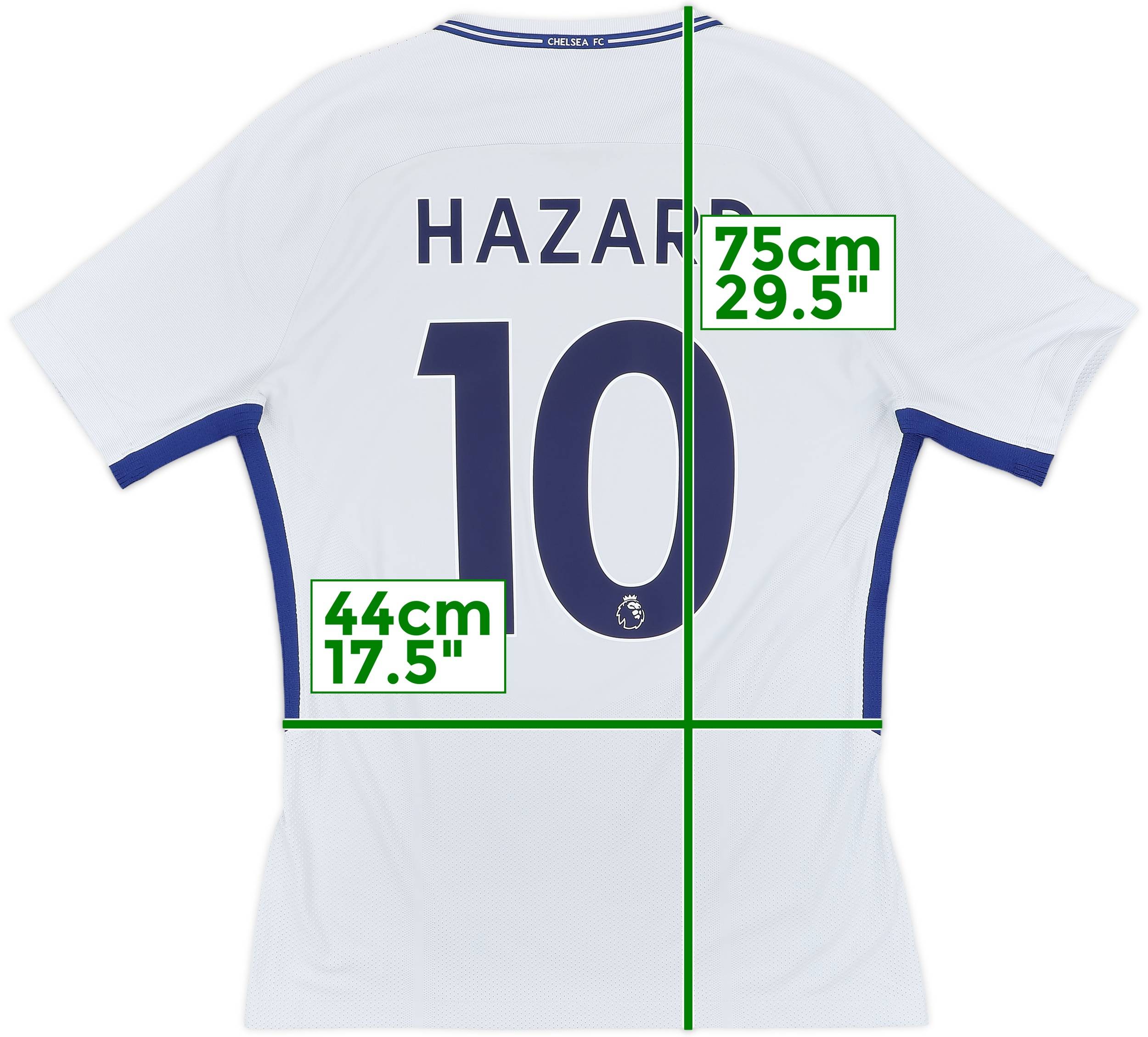 2017-18 Chelsea Player Issue Away Shirt Hazard #10 - 10/10 - (M)