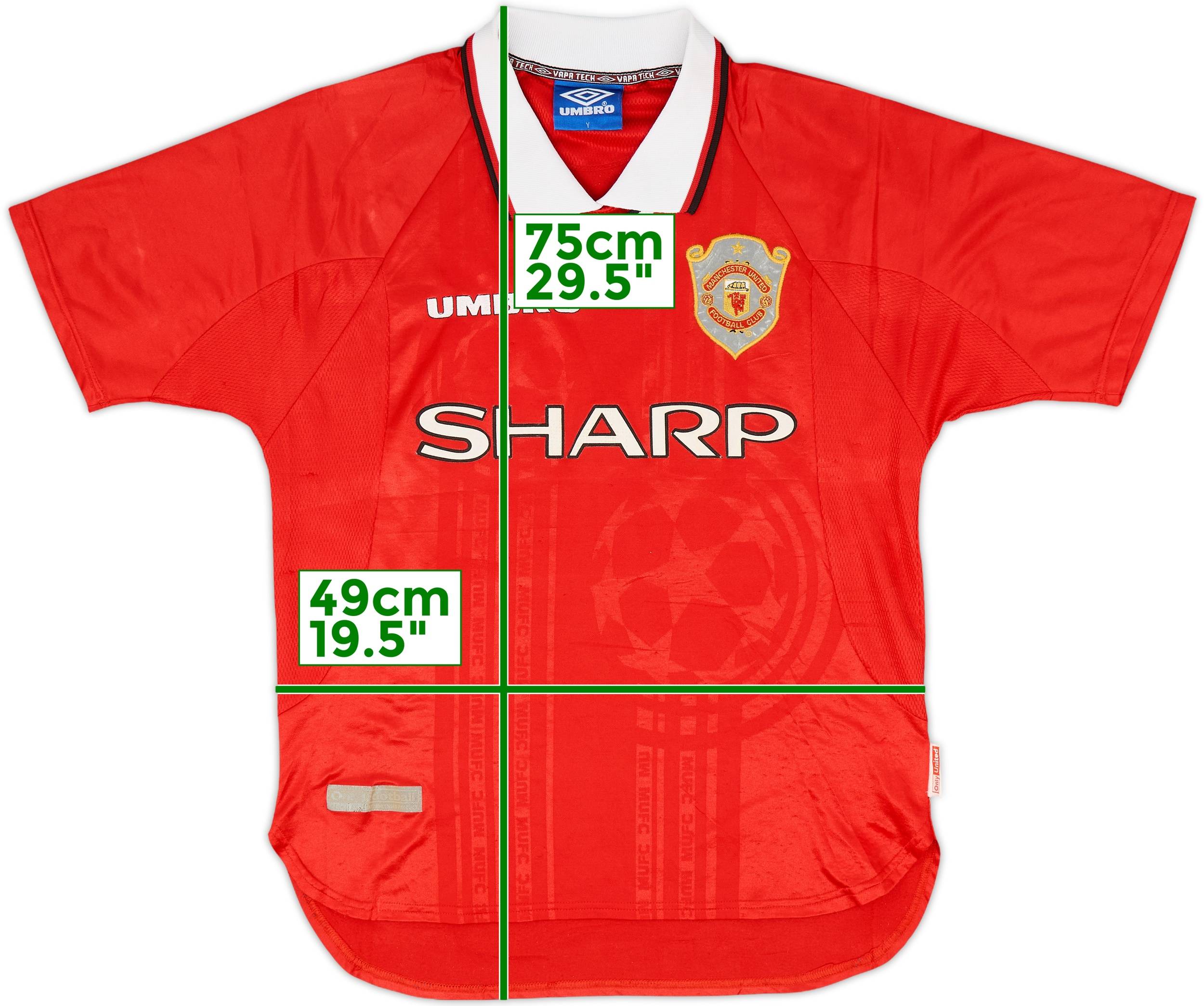 ウェア Manchester United 1999 Champions League Umbro Manchester United Champions League Final 1999 jersey